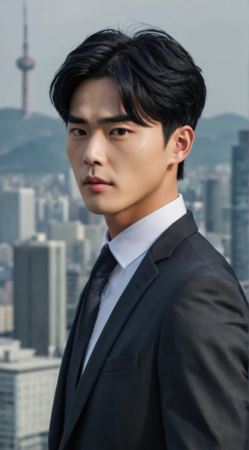 ai character: Jin Kwon  background