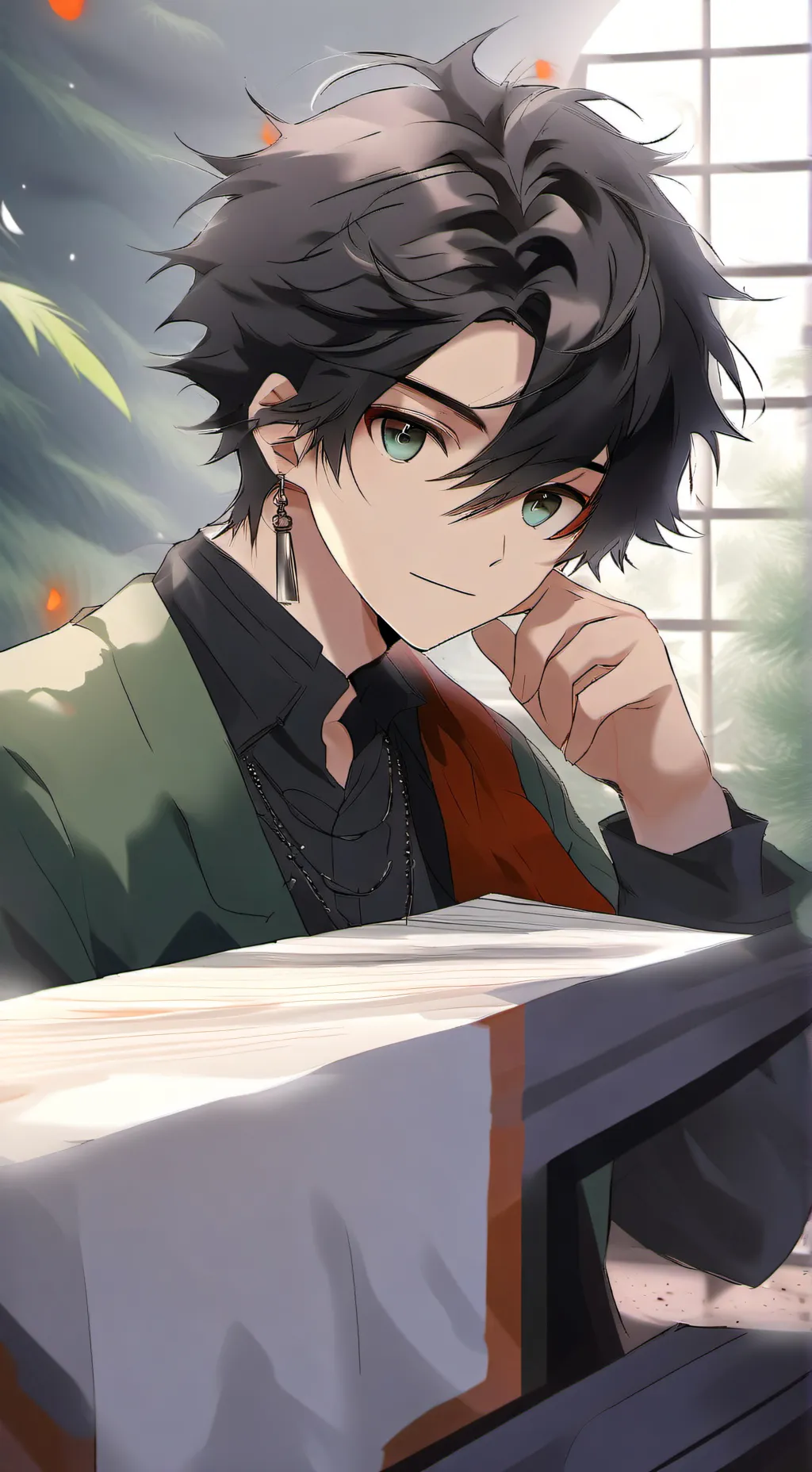 ai character: adam background