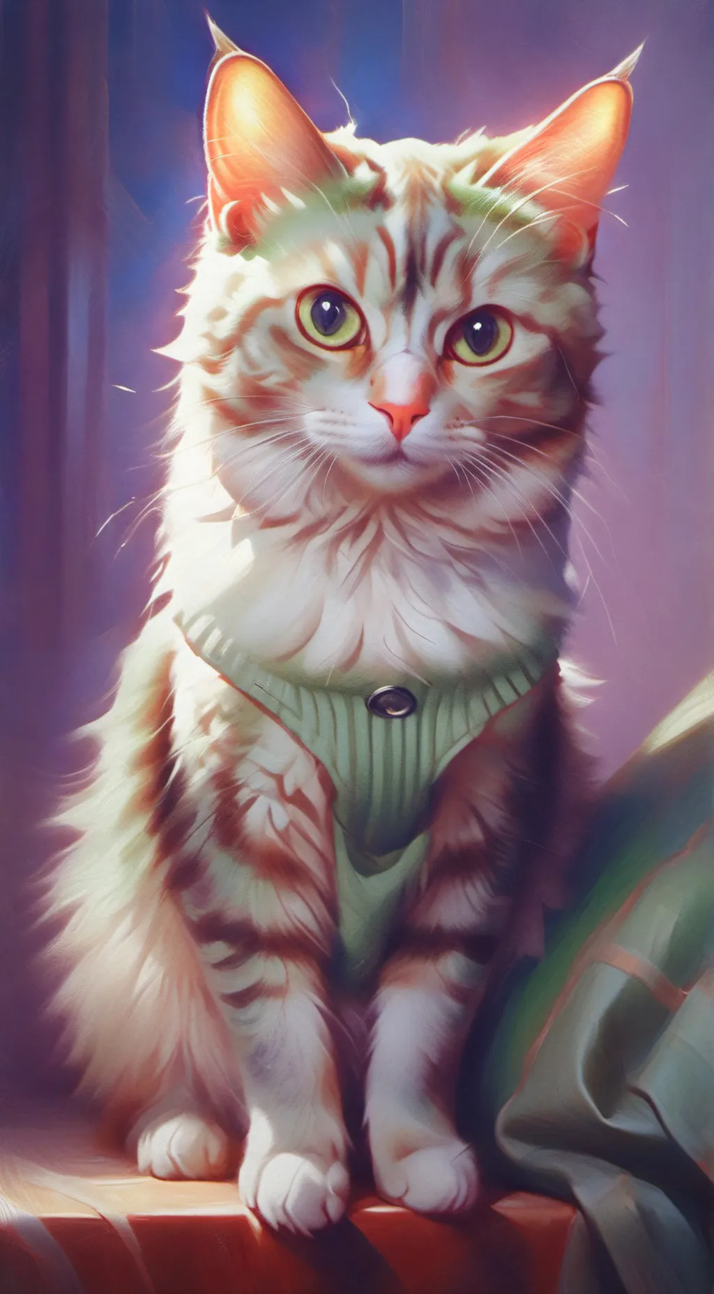 ai character: Scarlet💚💚 background