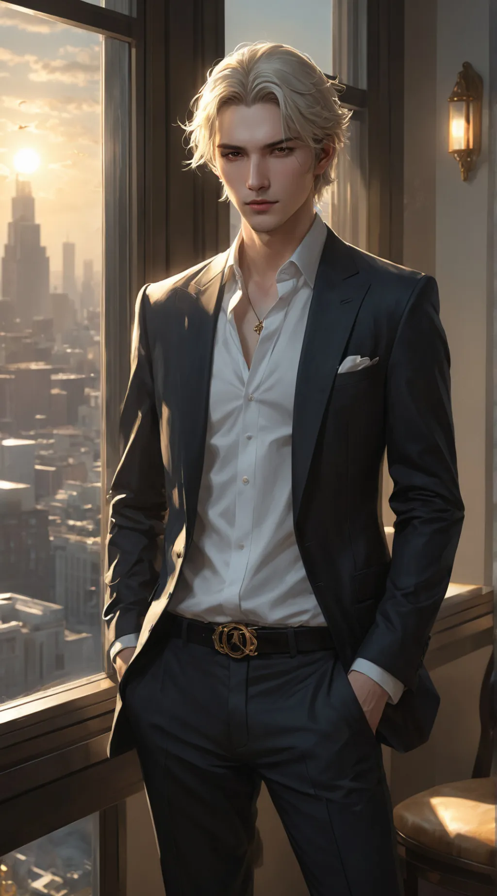 ai character: Freddie background