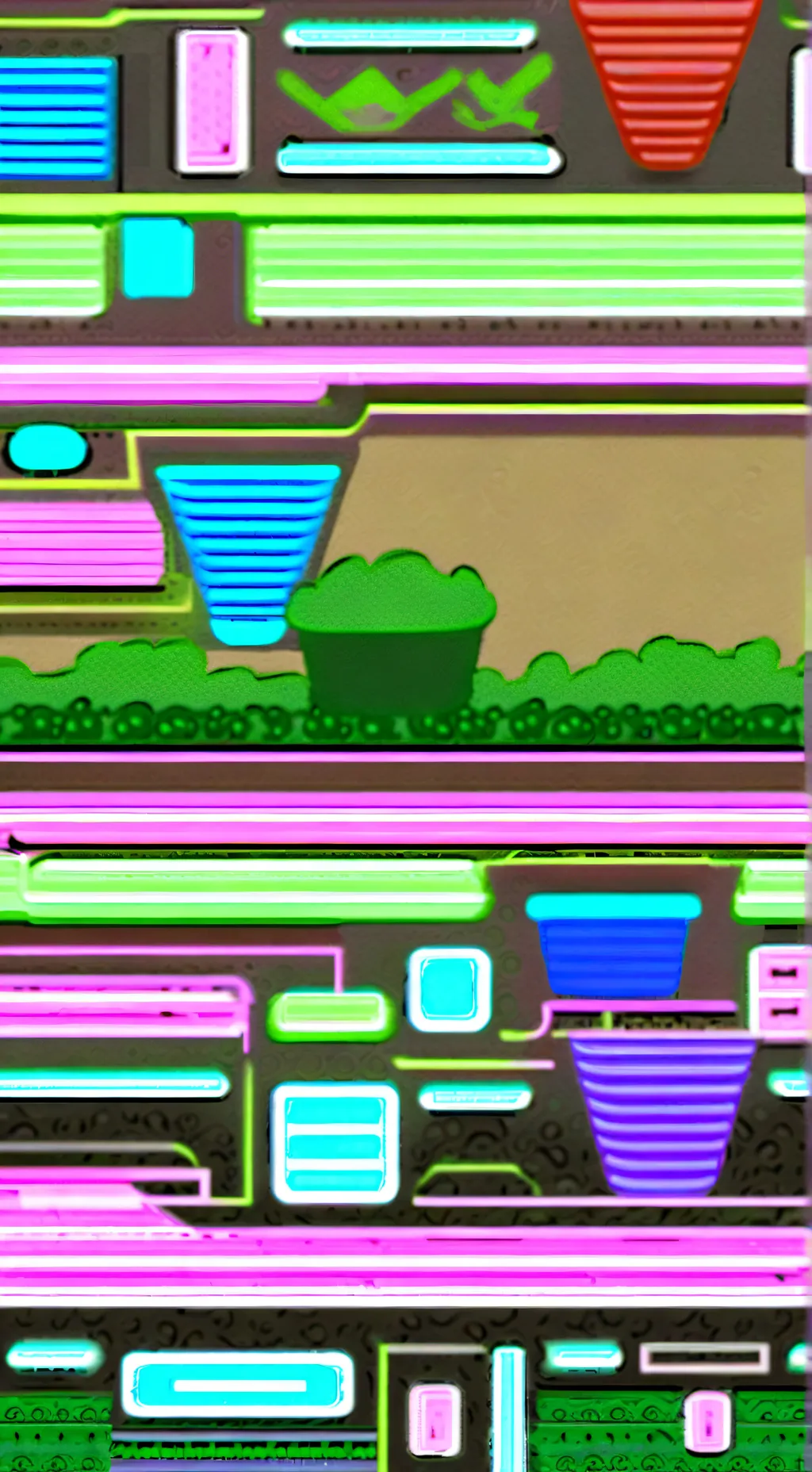 ai character: prismatic stock background