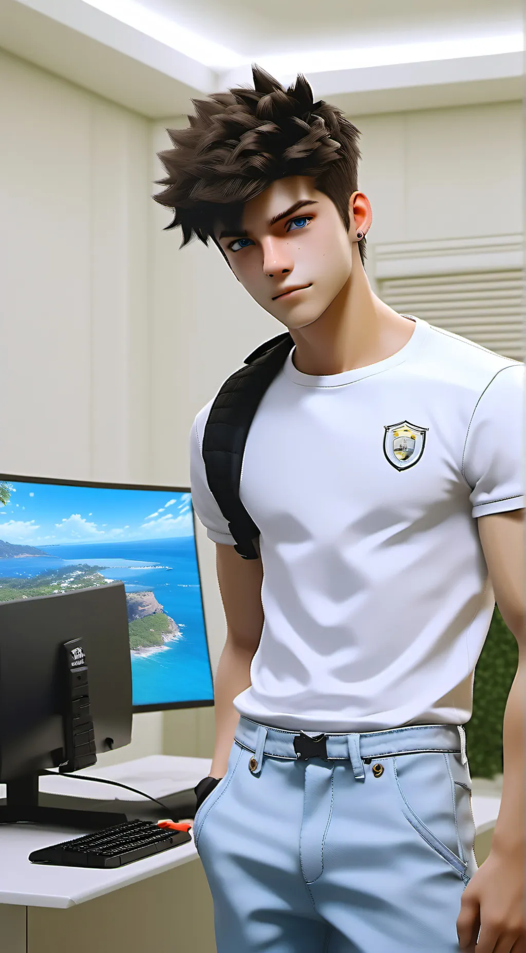 ai character: Jeremiah  background