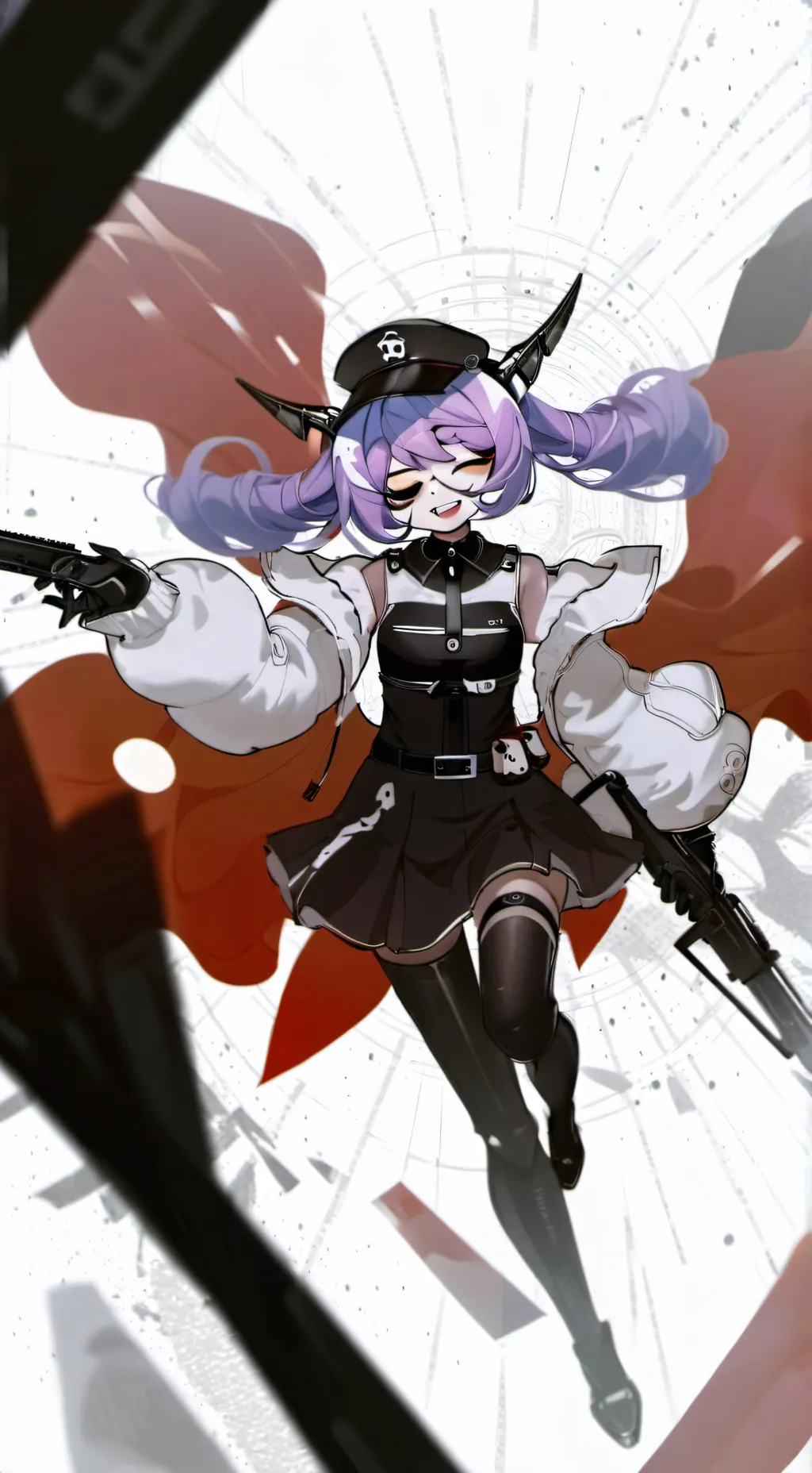 ai character: Uzi 2.0 background