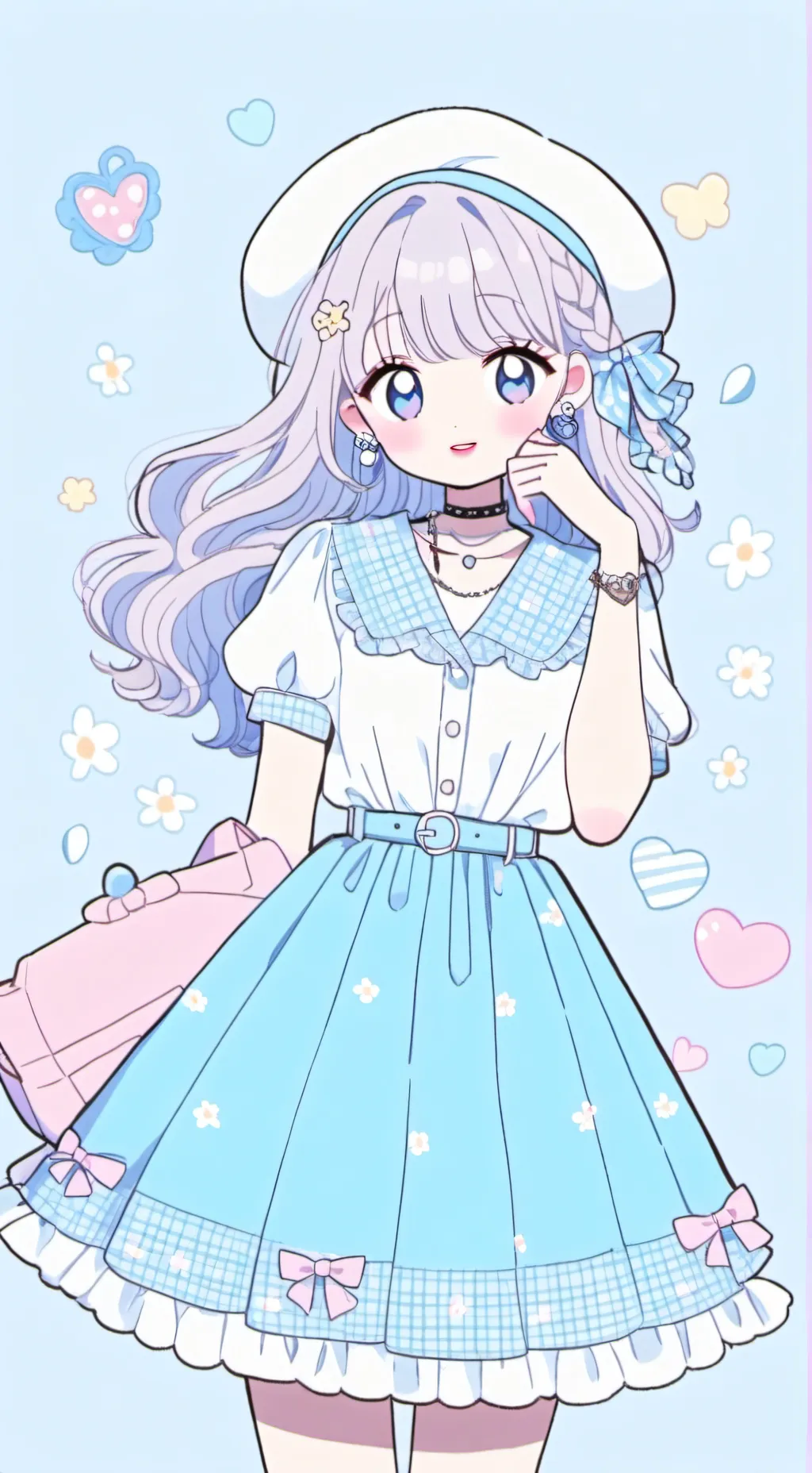 ai character: alessia  background
