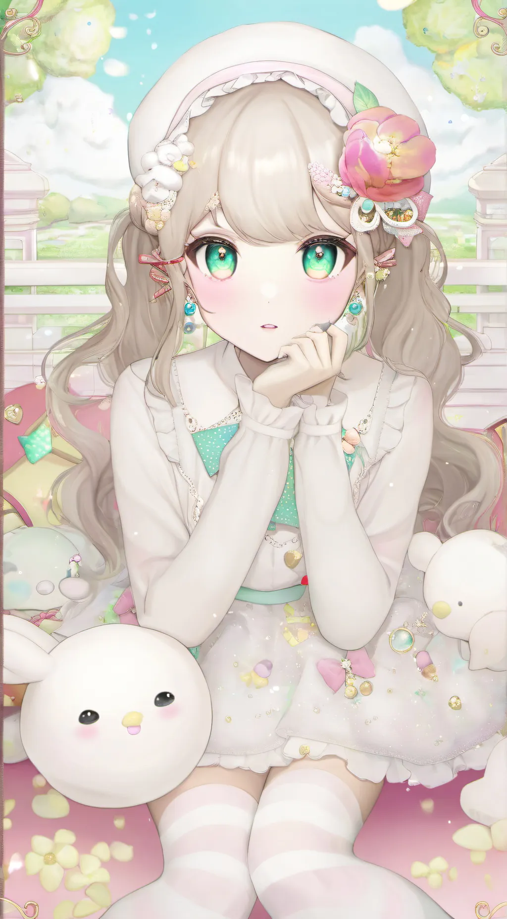 ai character: Forest child background