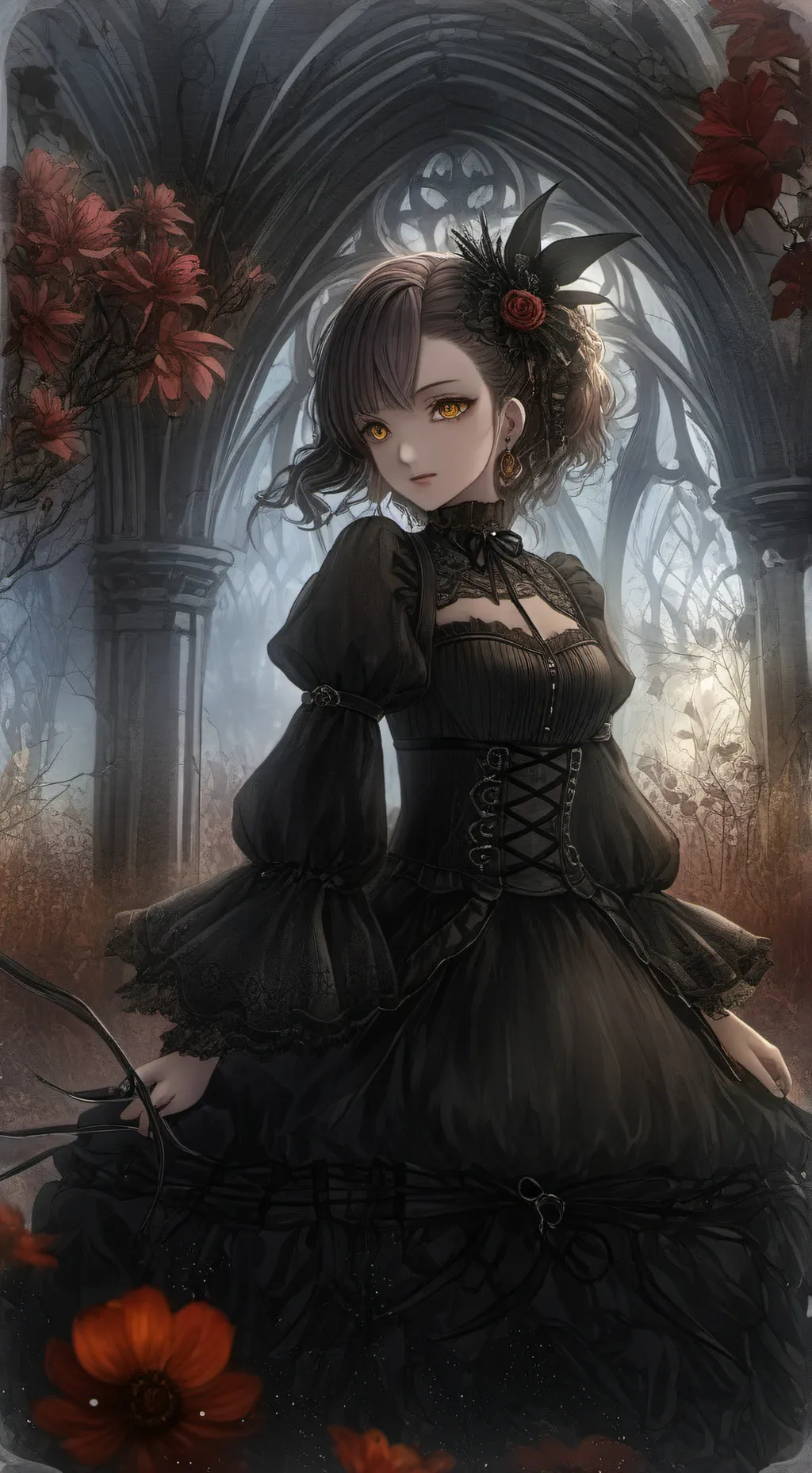 ai character: Shinobu Kocho background