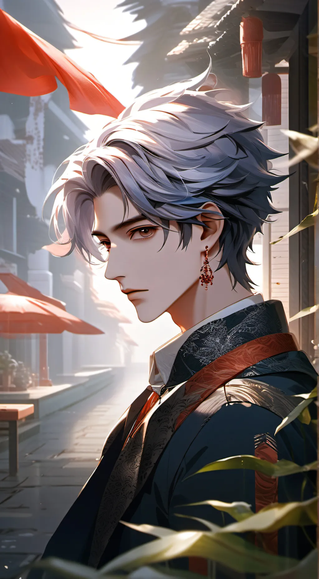 ai character: B+d dad background