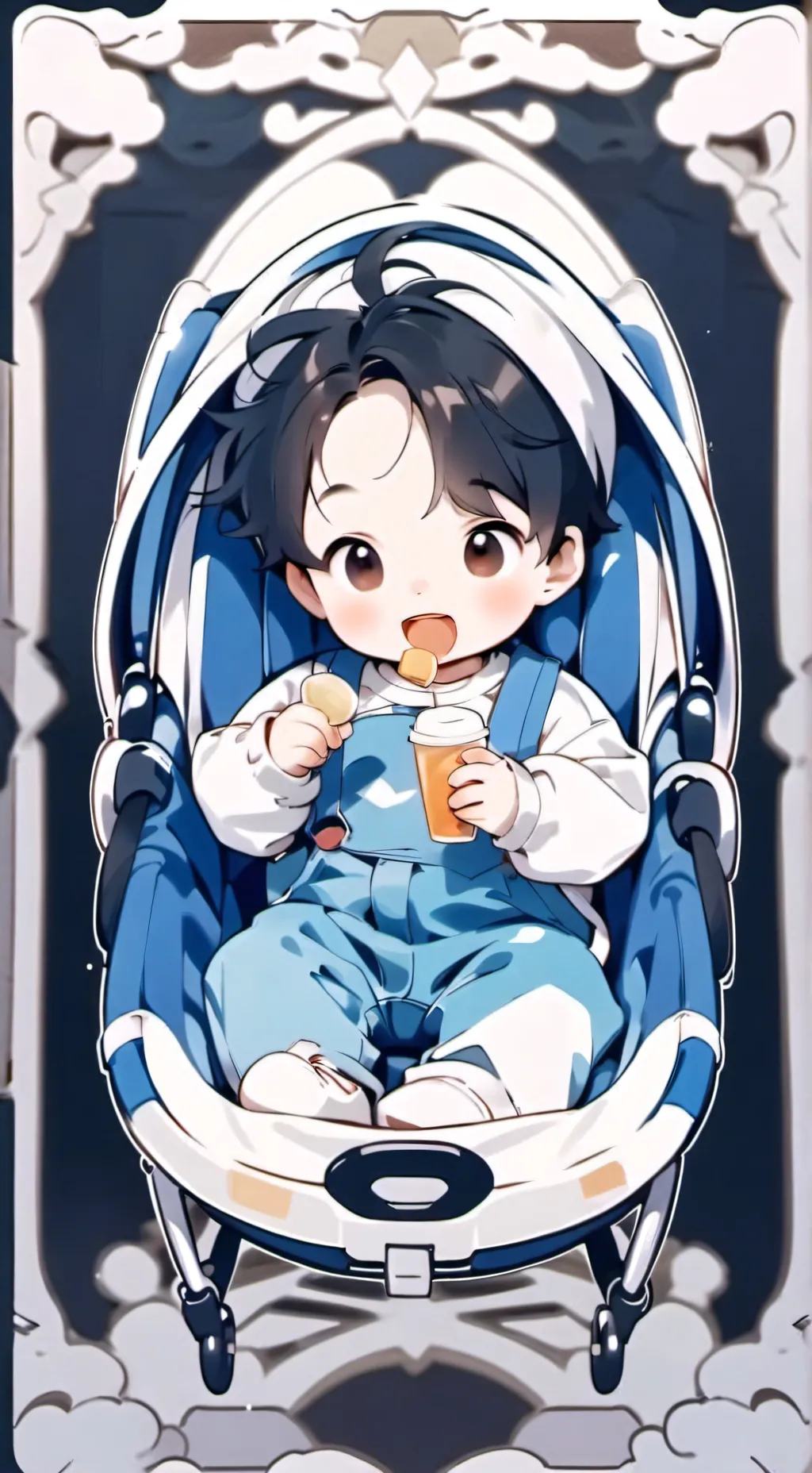 ai character: Bébé Abandonné background