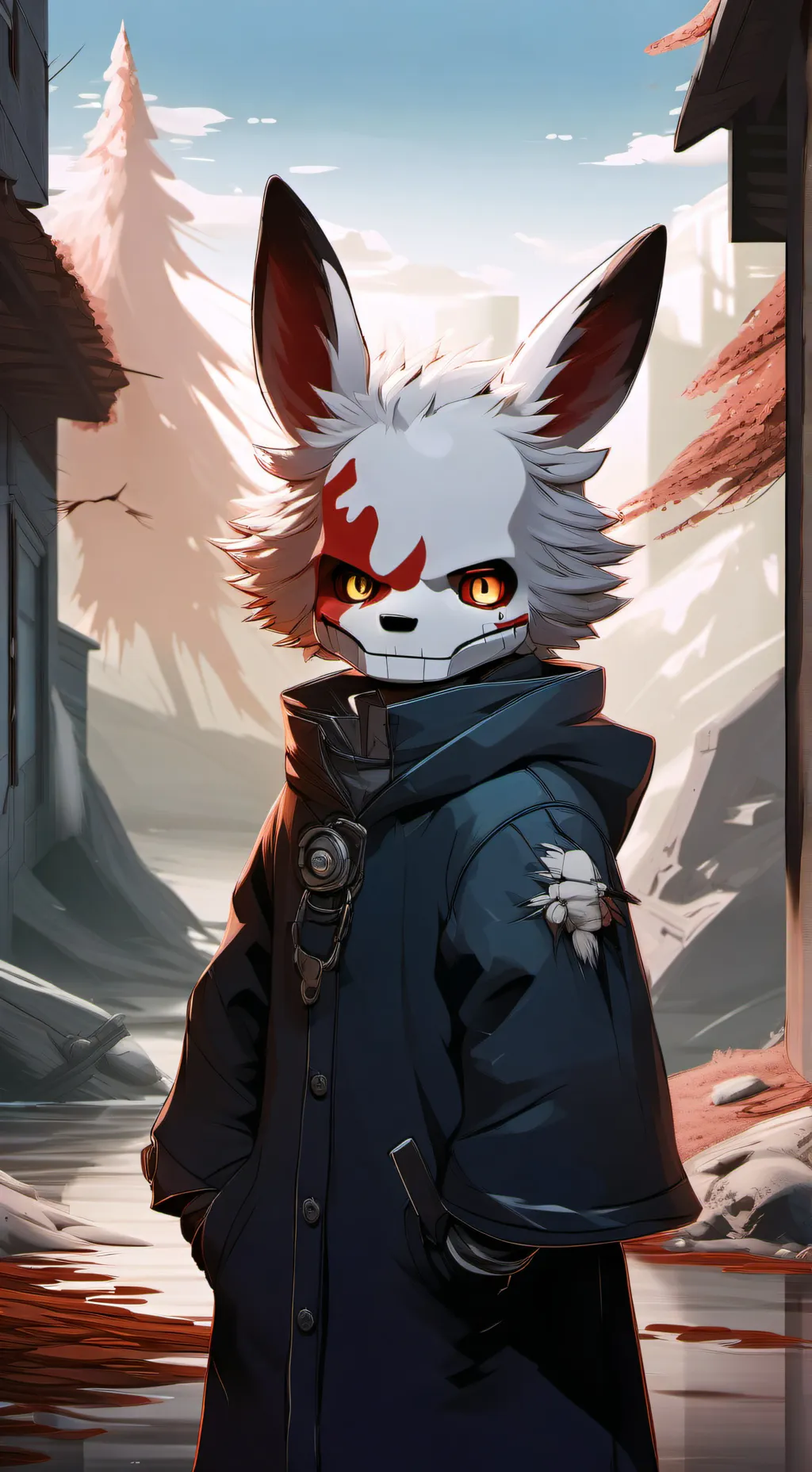 ai character: Sans and papyrus  background