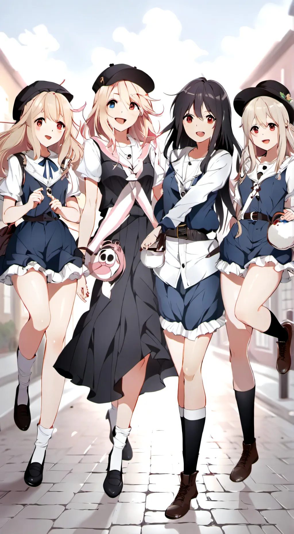 ai character: Ayane and Friends background