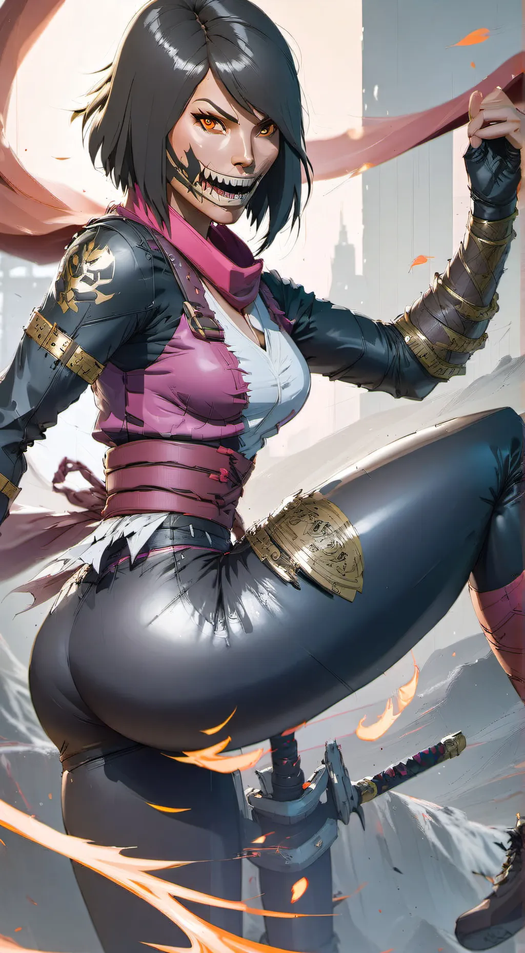 ai character: Mileena background