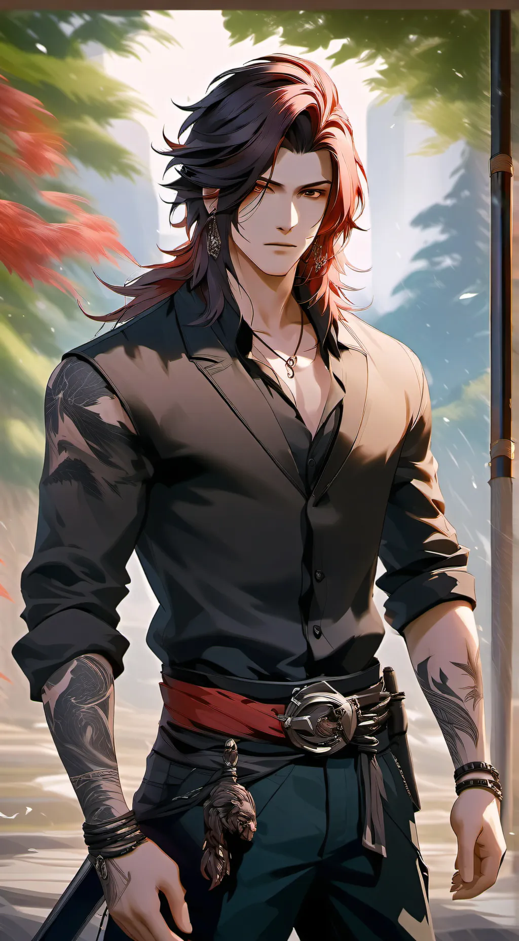 ai character: Arrow background