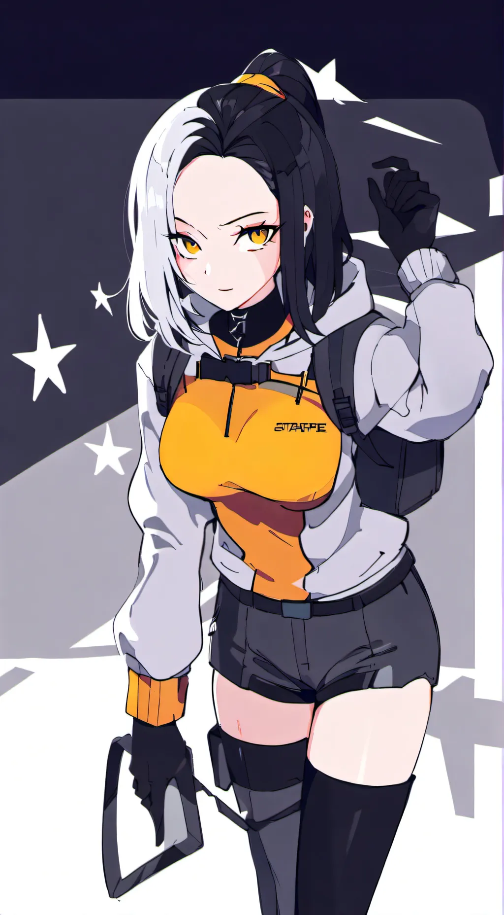 ai character: raven x starfire background