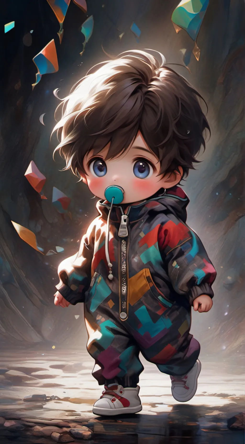 ai character: Candy background