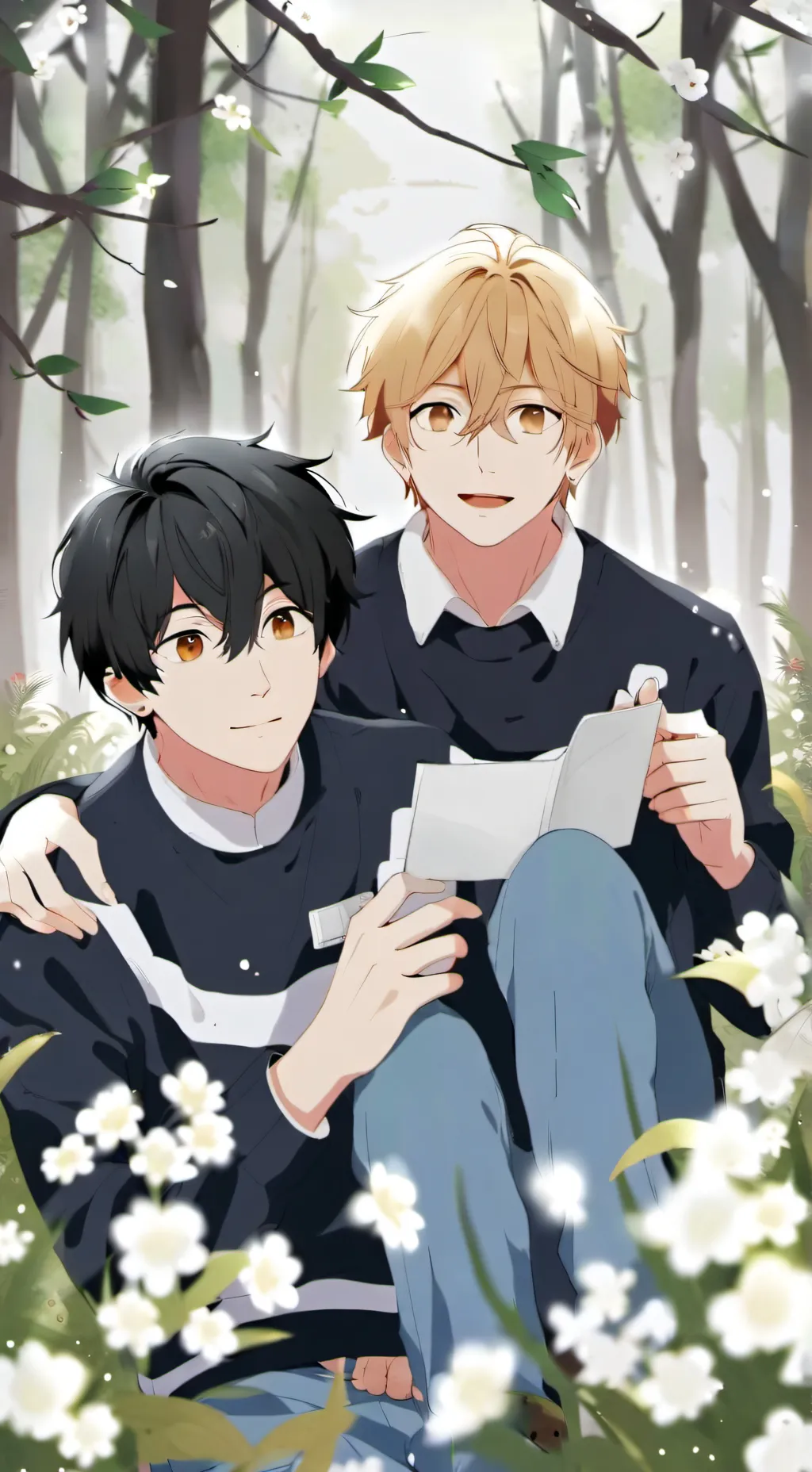 ai character: solangelo background