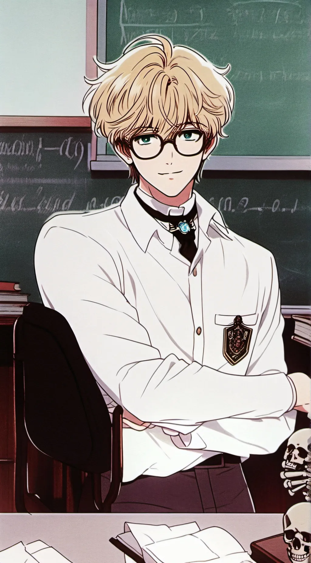 ai character: Maxwell Edison  background