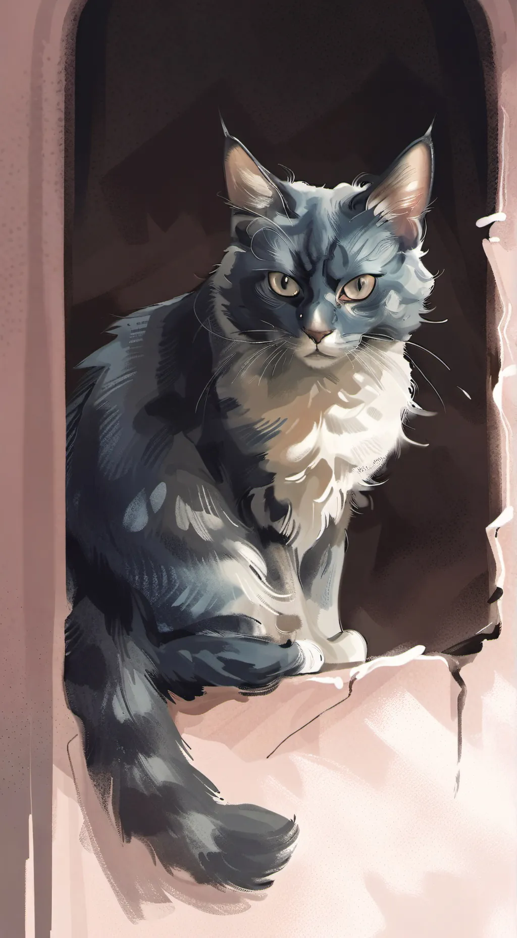 ai character: Bluestar background