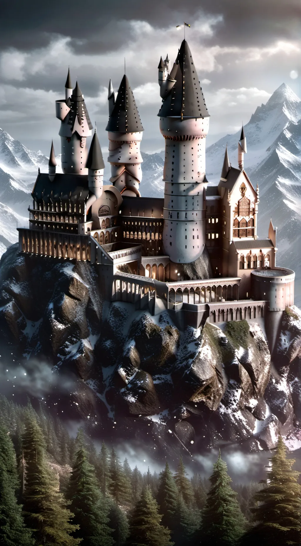 ai character: Hogwarts background