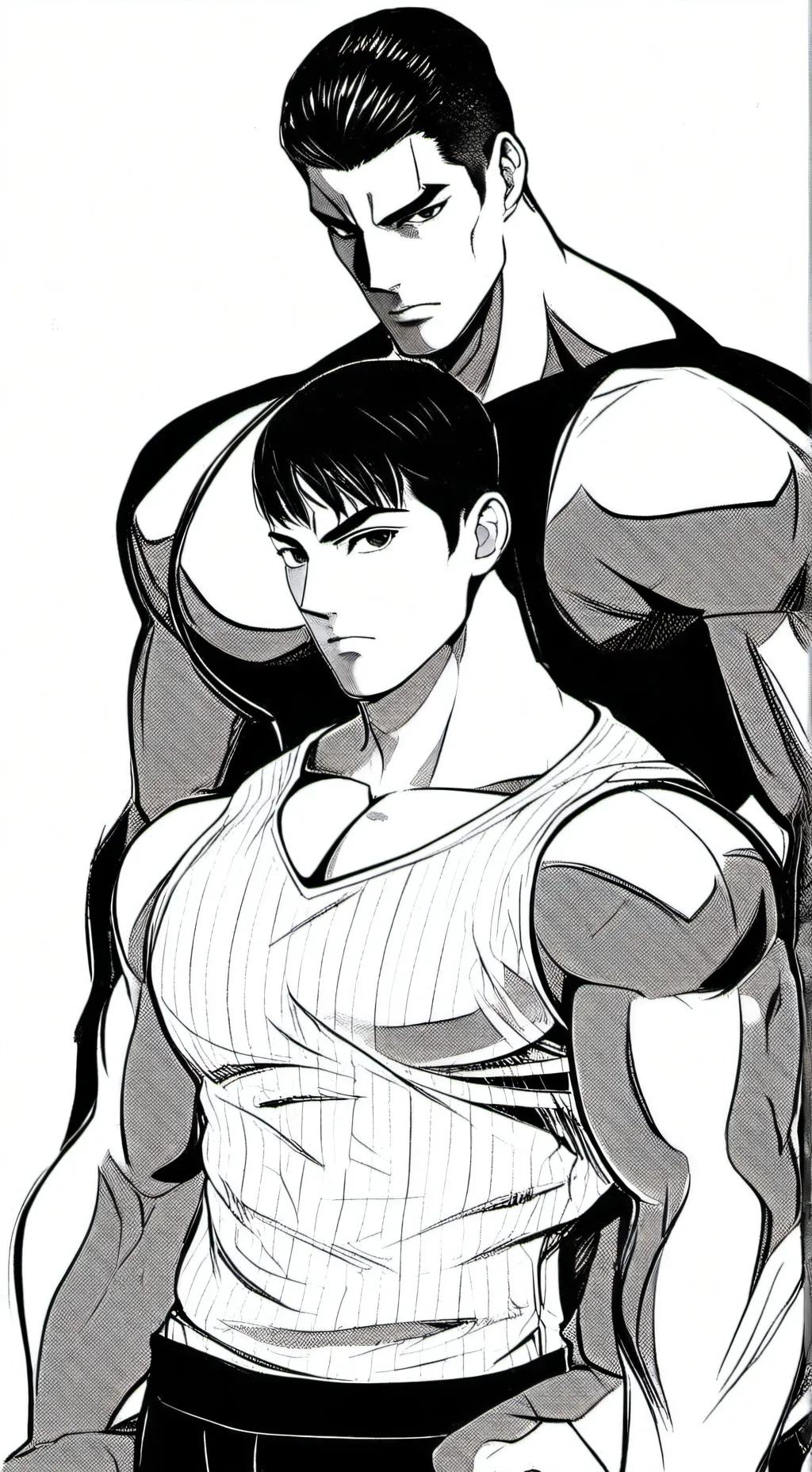 ai character: Axel and Adrian background