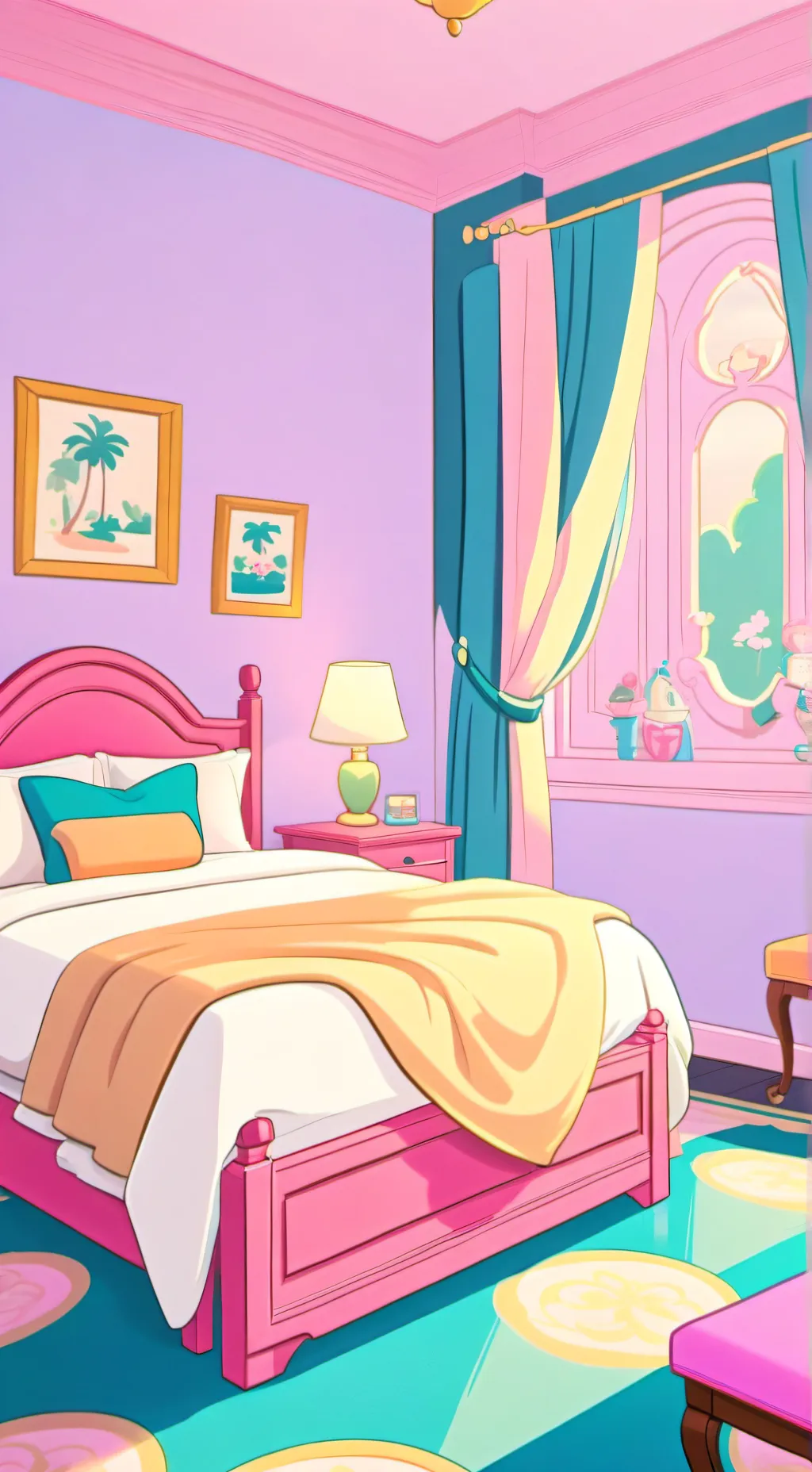 ai character: Pomni sick (9) background