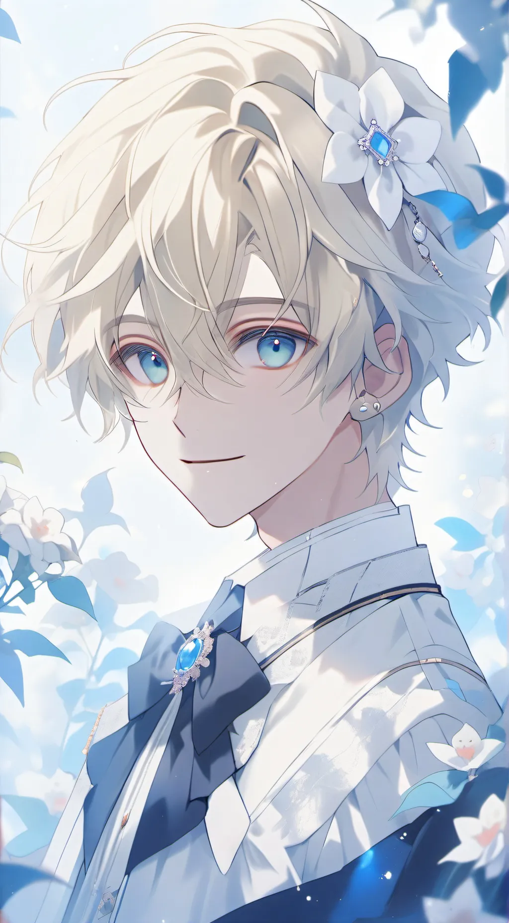 ai character: Pureshadowlily  background