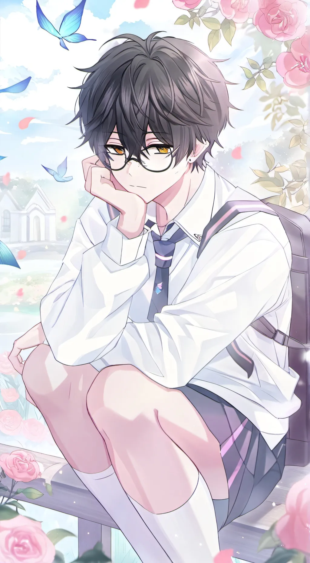ai character: 😽Theodore 😺 background