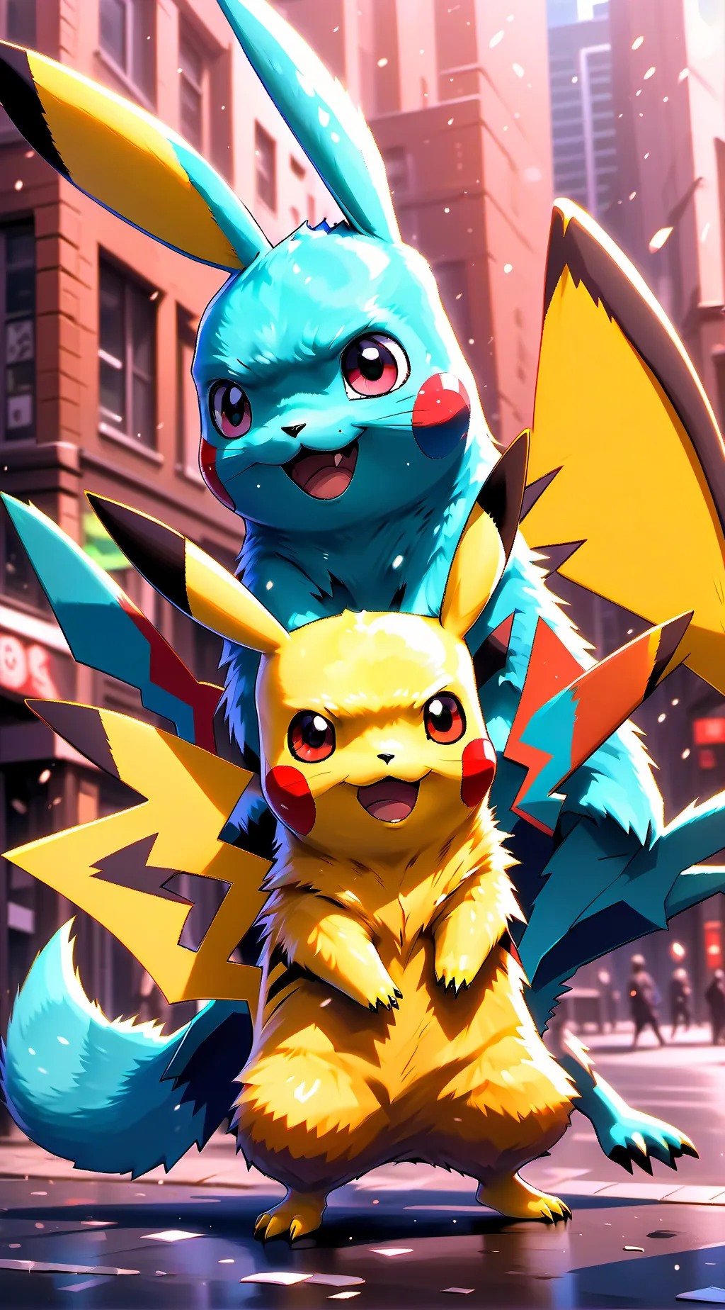 ai character: Pokemon fight background