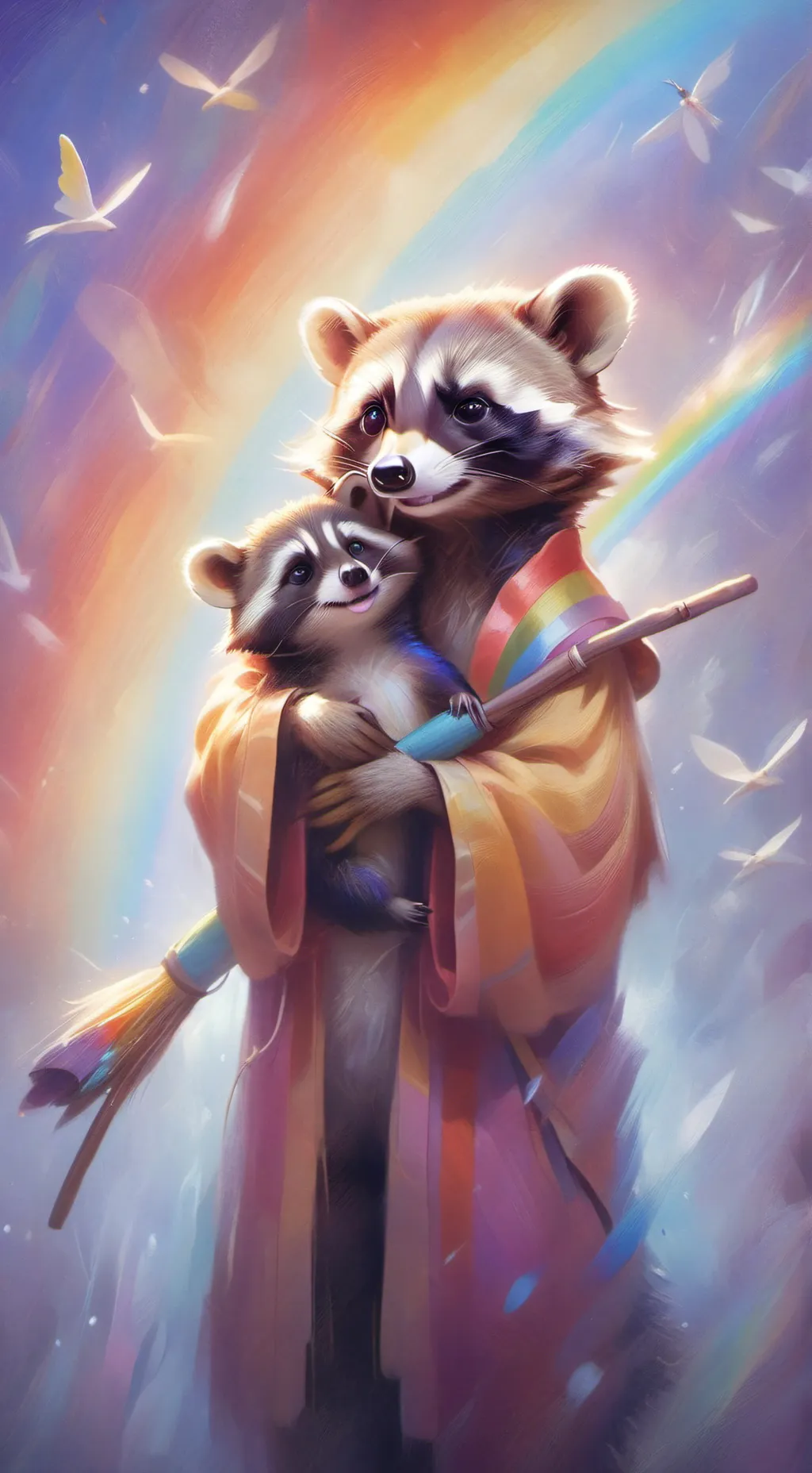 ai character: old story of racco background