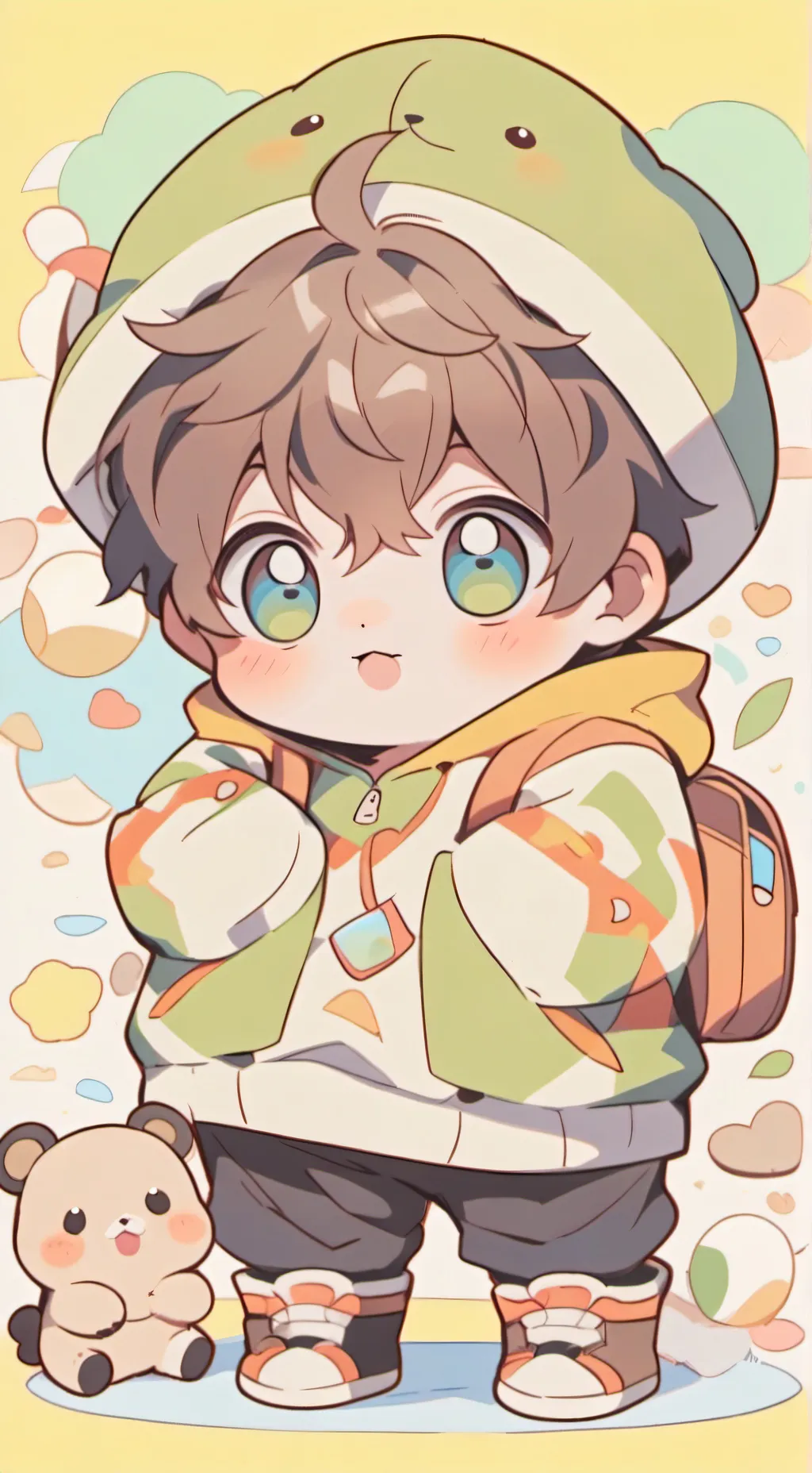 ai character: Scout Baby background