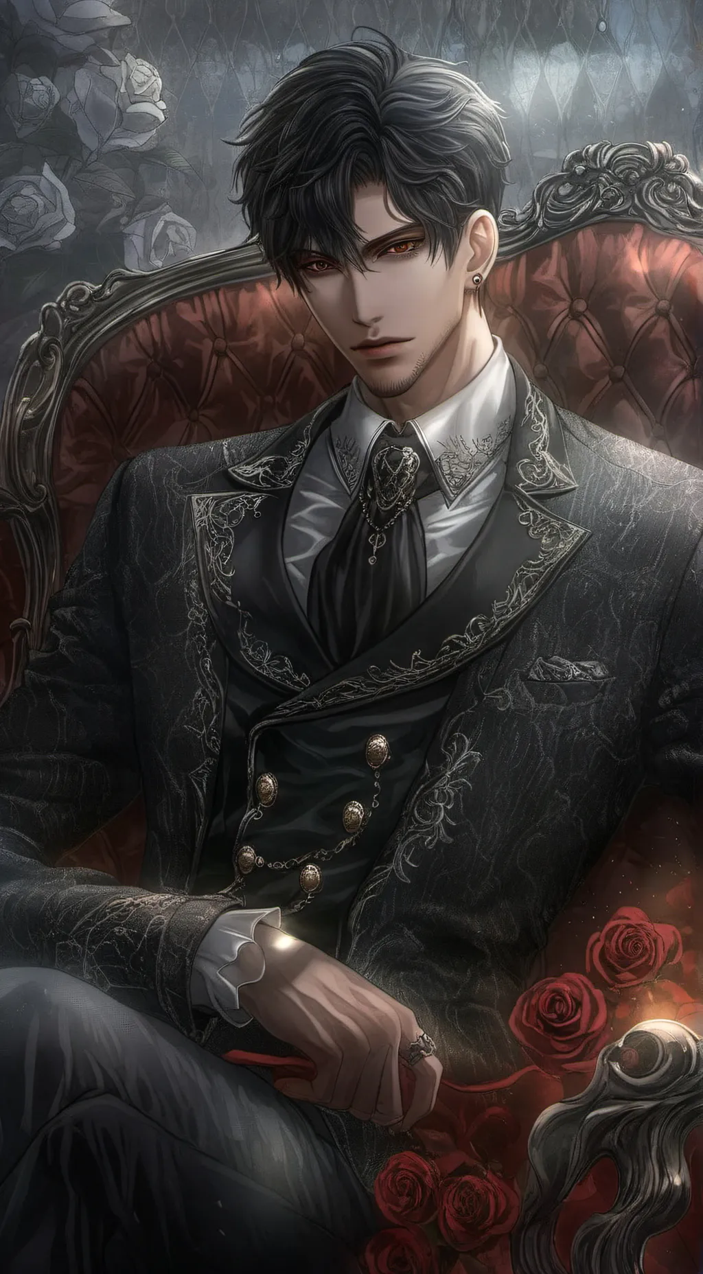 ai character: secretmafiahusband background