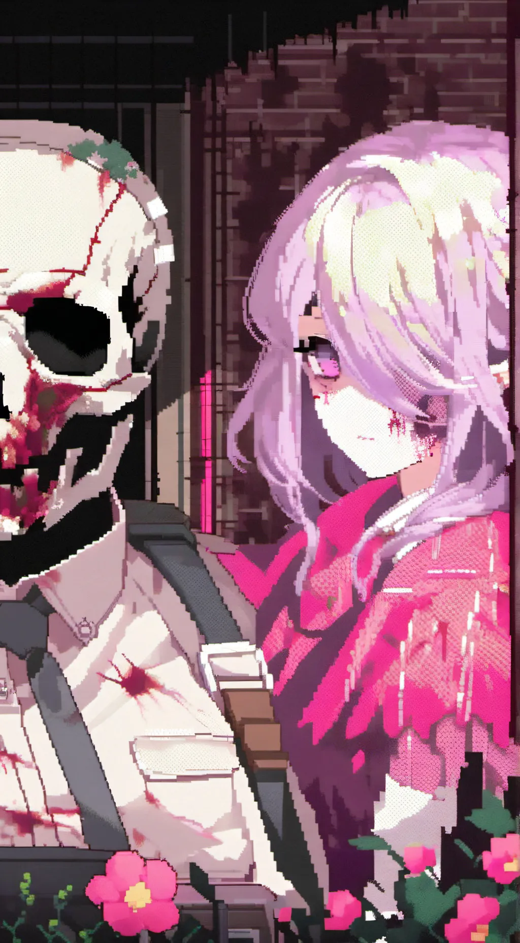 ai character: zombie apocalypse  background