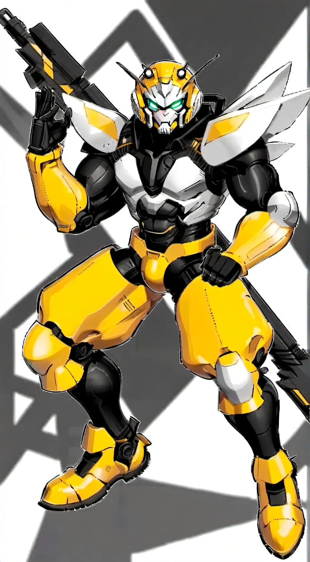 ai character: Bumblebee  background