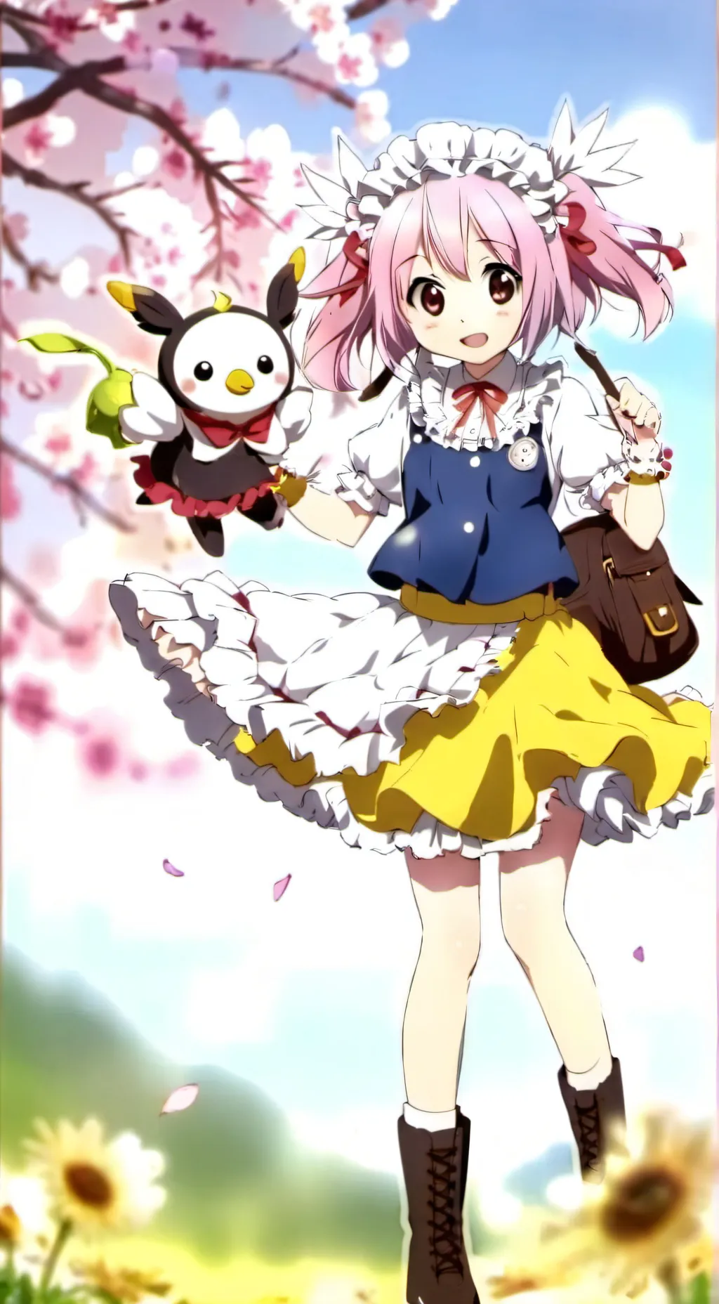 ai character: madoka x fpe background