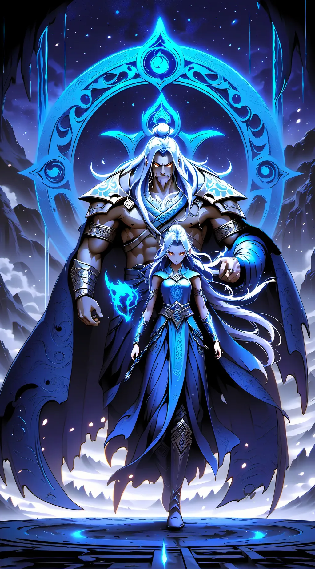 ai character: X《You're A God》X background