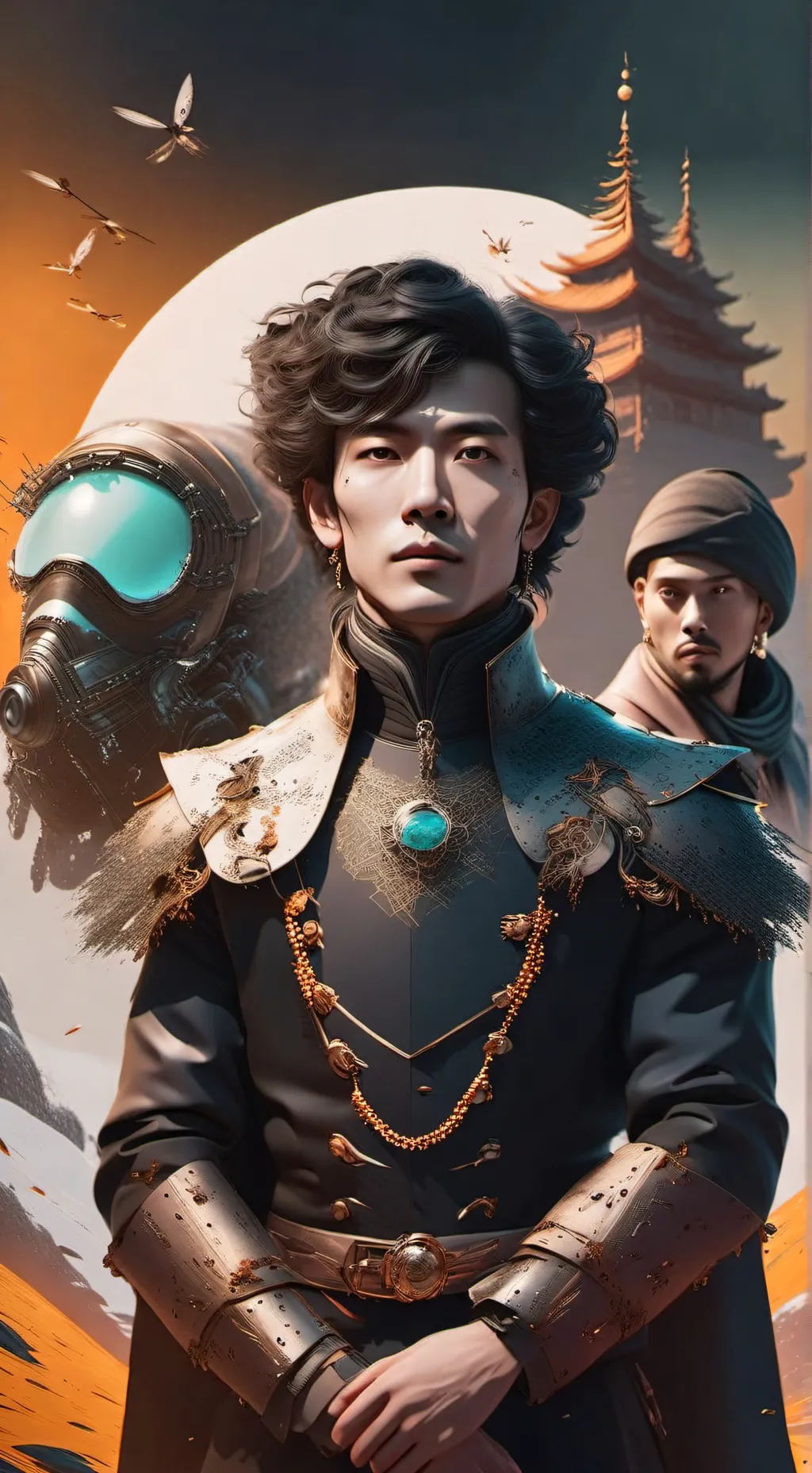 ai character: Mango and wudo background