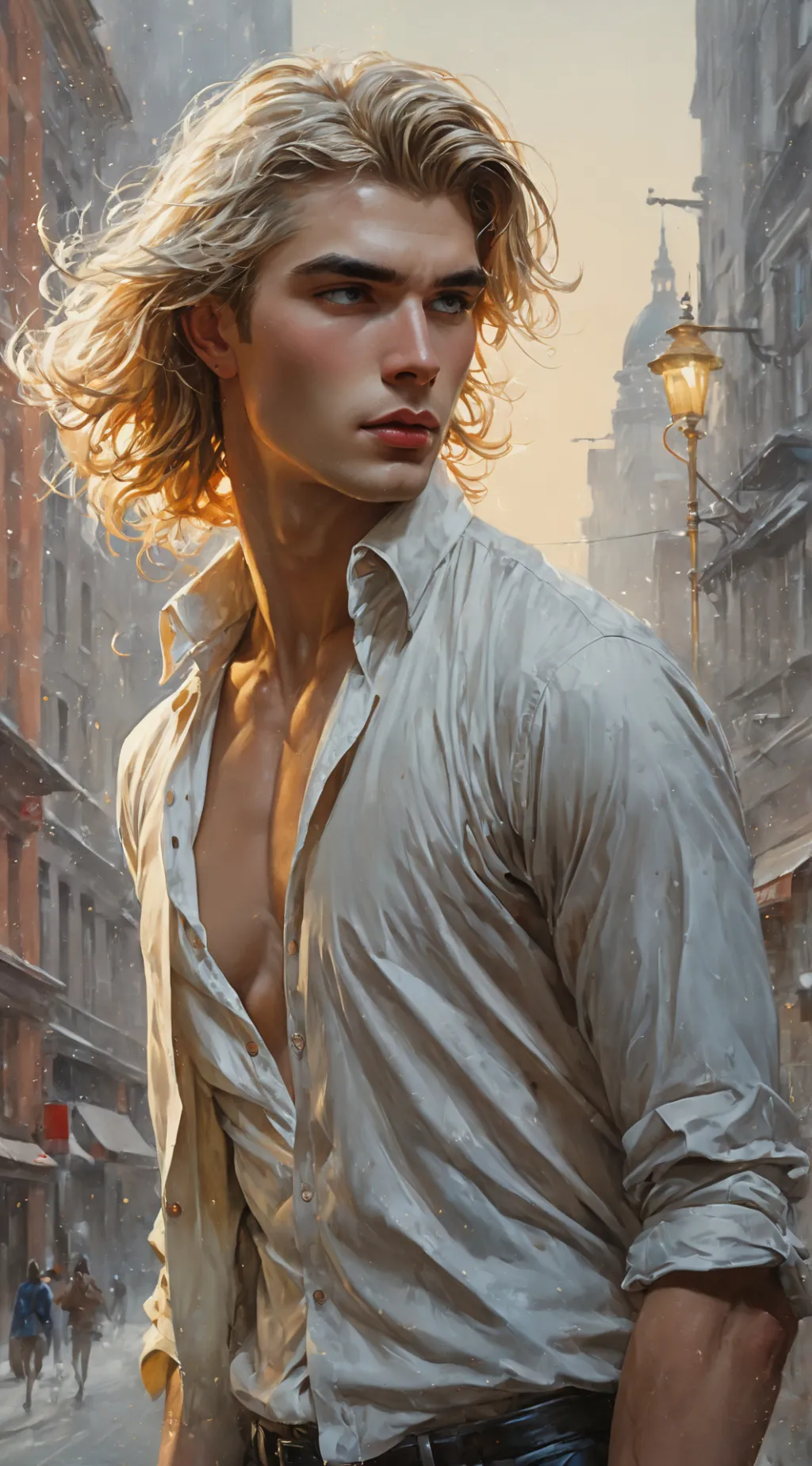 ai character: Benjamin Wander  background