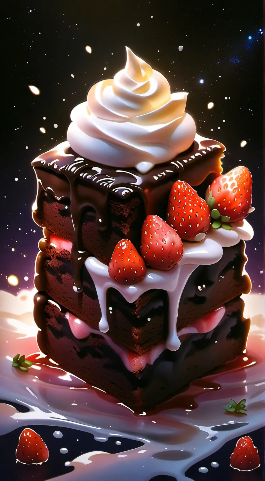 ai character: Fruitcake angst background