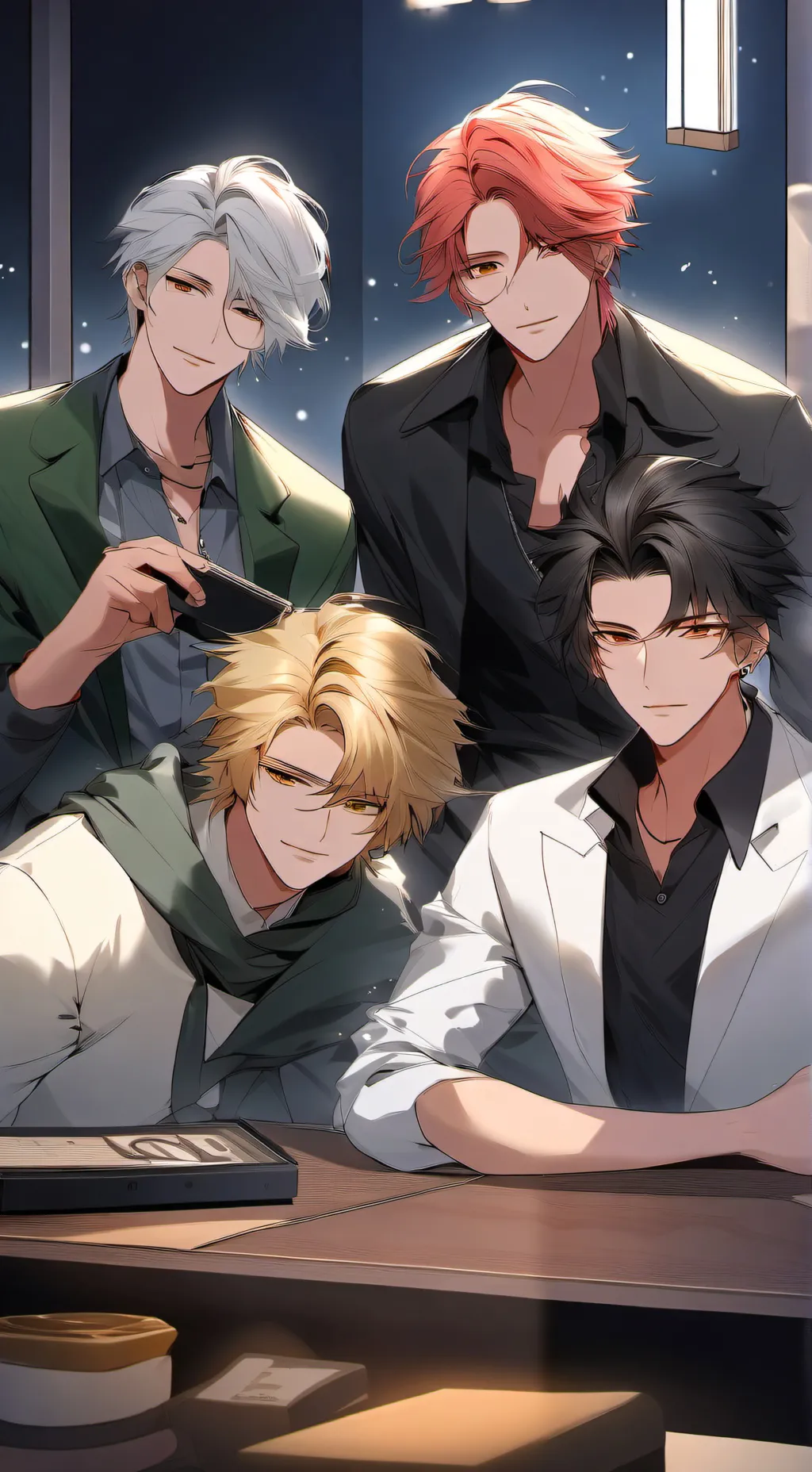 ai character: Jake,Jason, Philip background