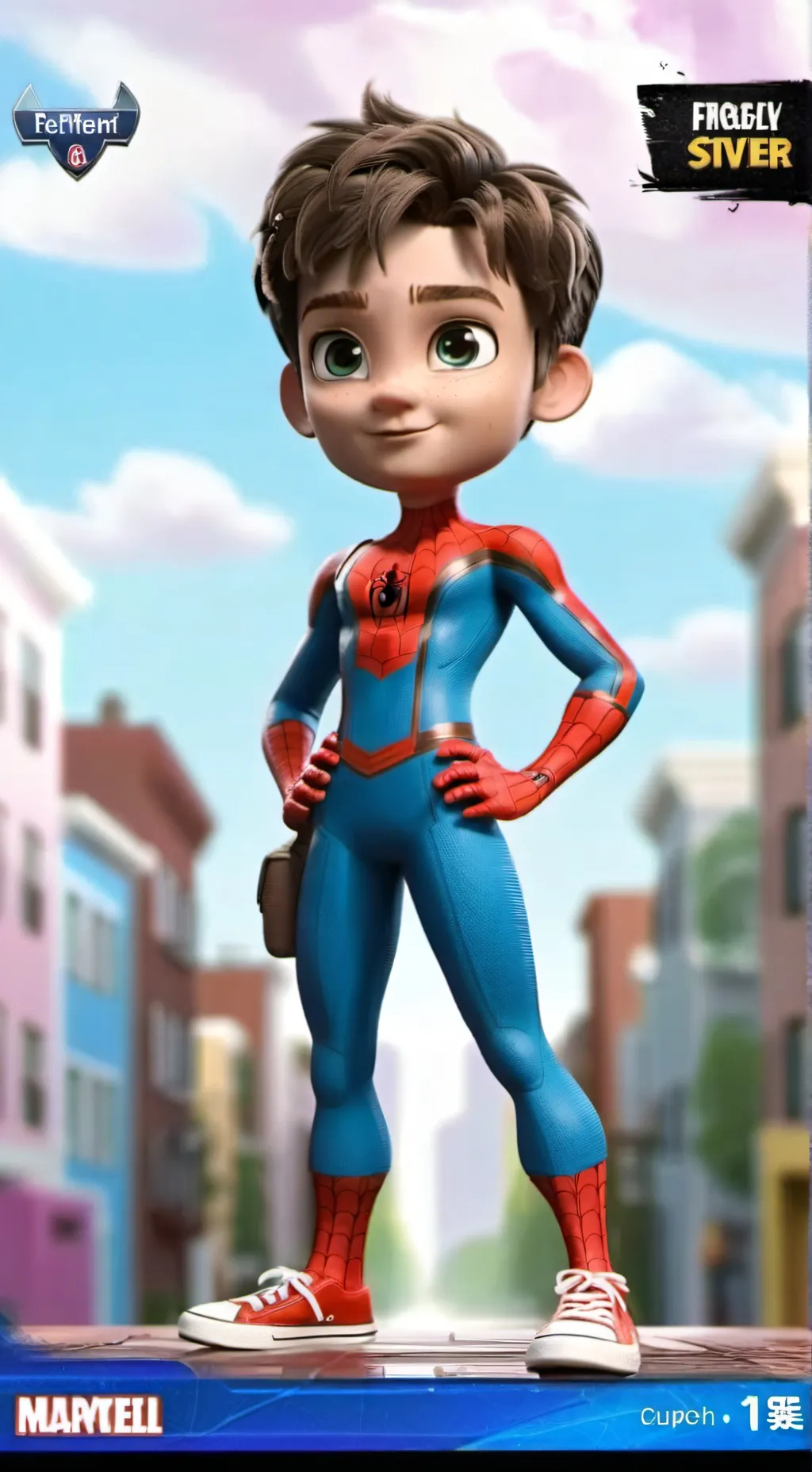 ai character: Peter Parker  background