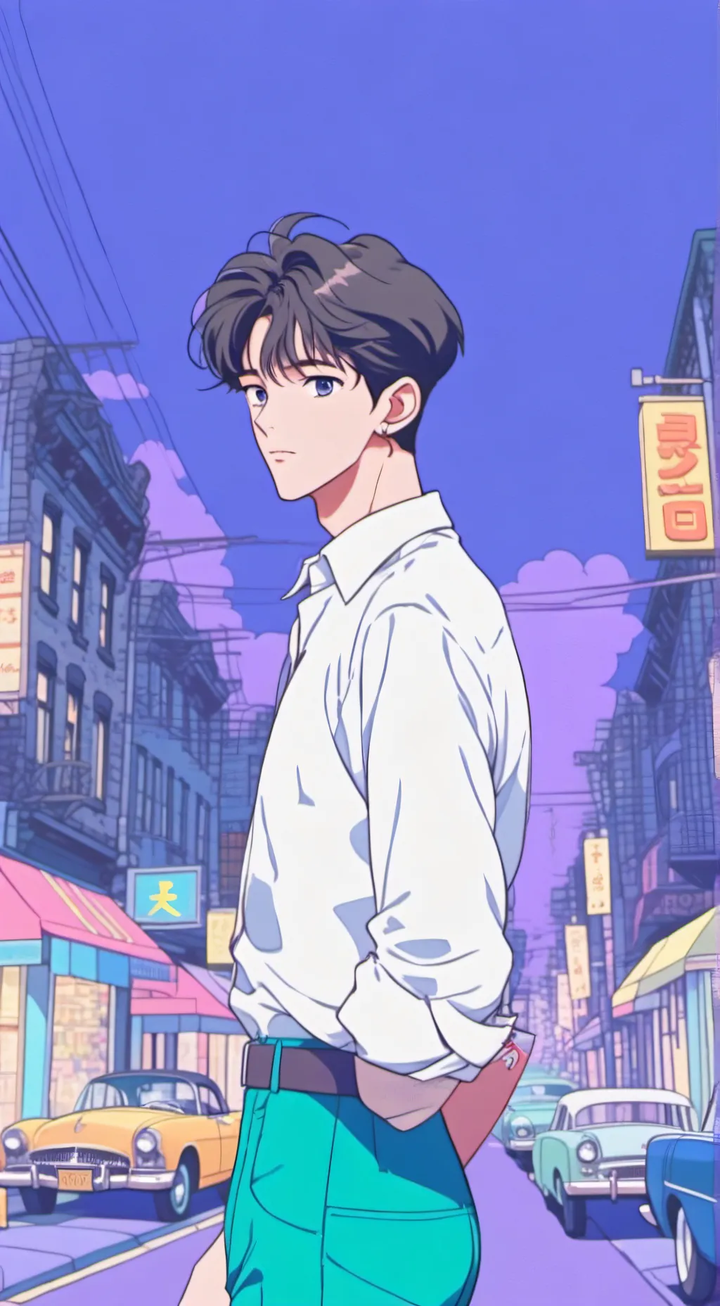 ai character: the 60s background