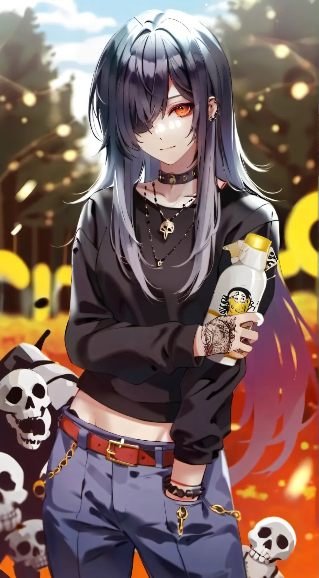 ai character: Ava. background