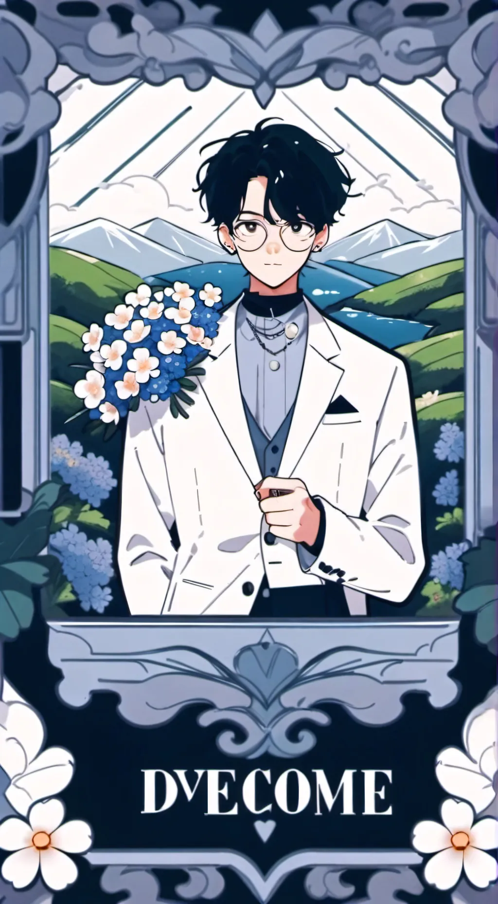 ai character: ☆Dandy world☆ background