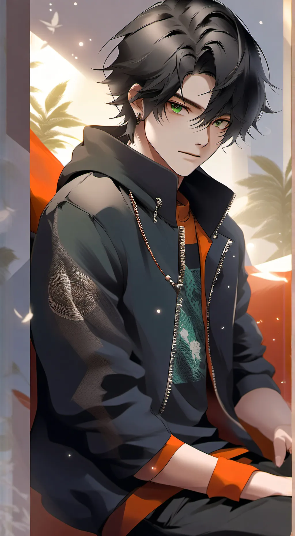 ai character: New roommate  background