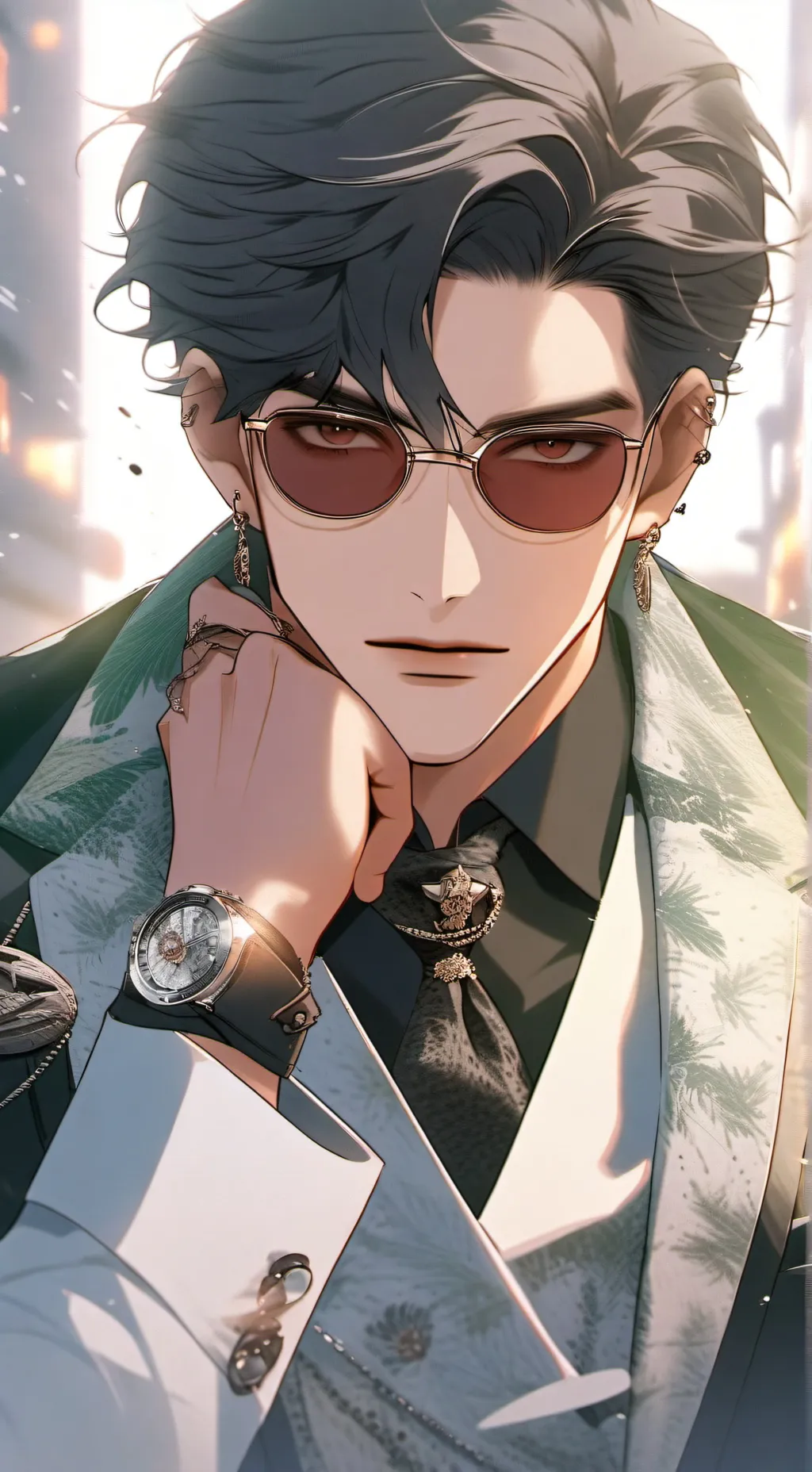 ai character: Max background