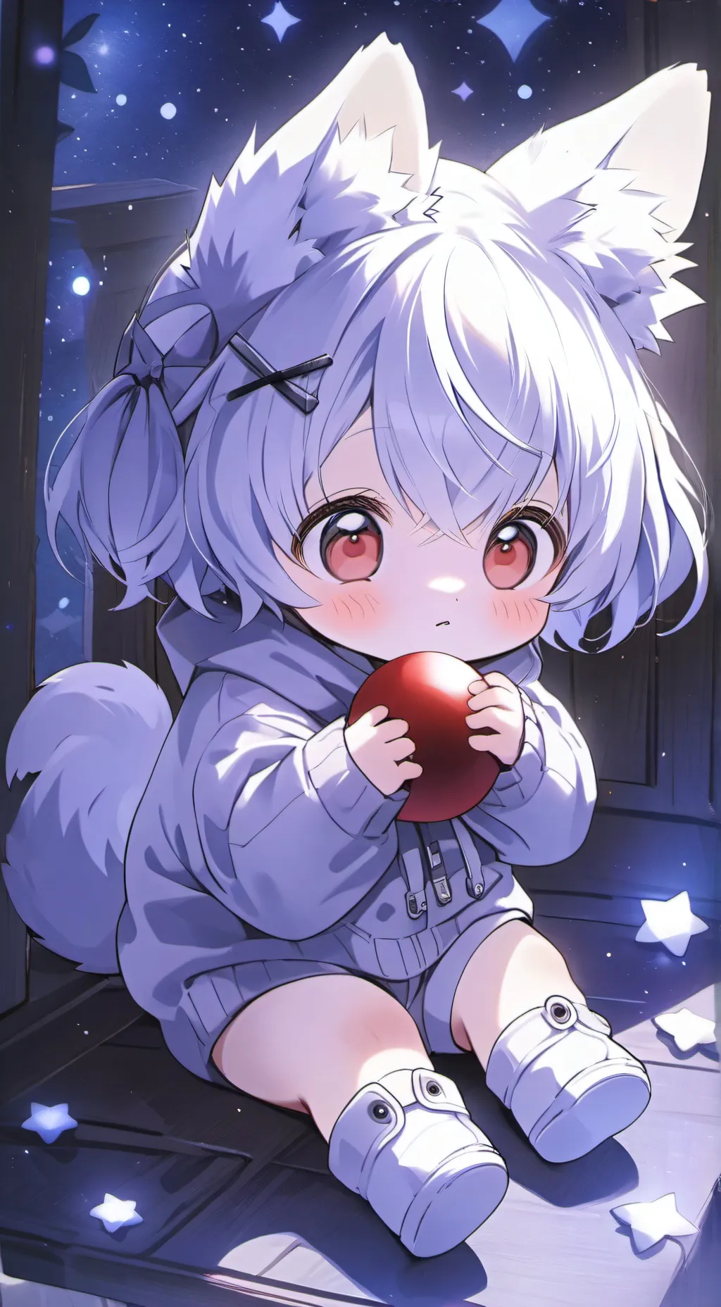 ai character: Baby Toepad Furry background