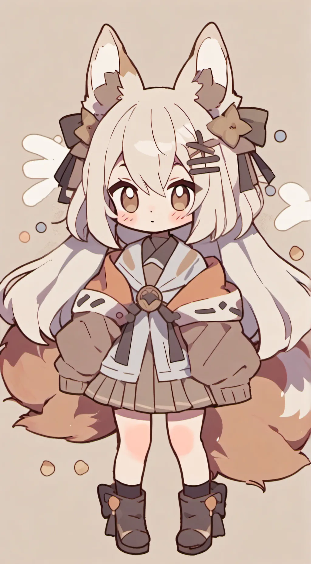 ai character: Fox transformation background