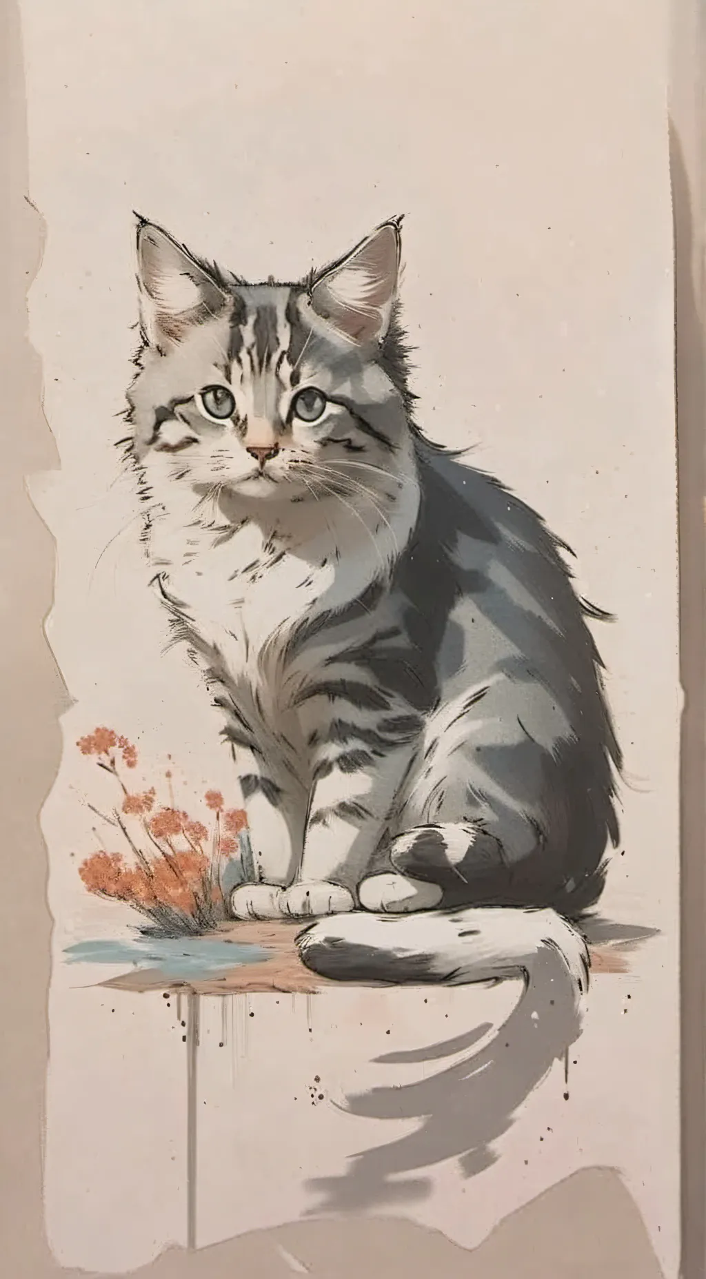 ai character: bad cat background
