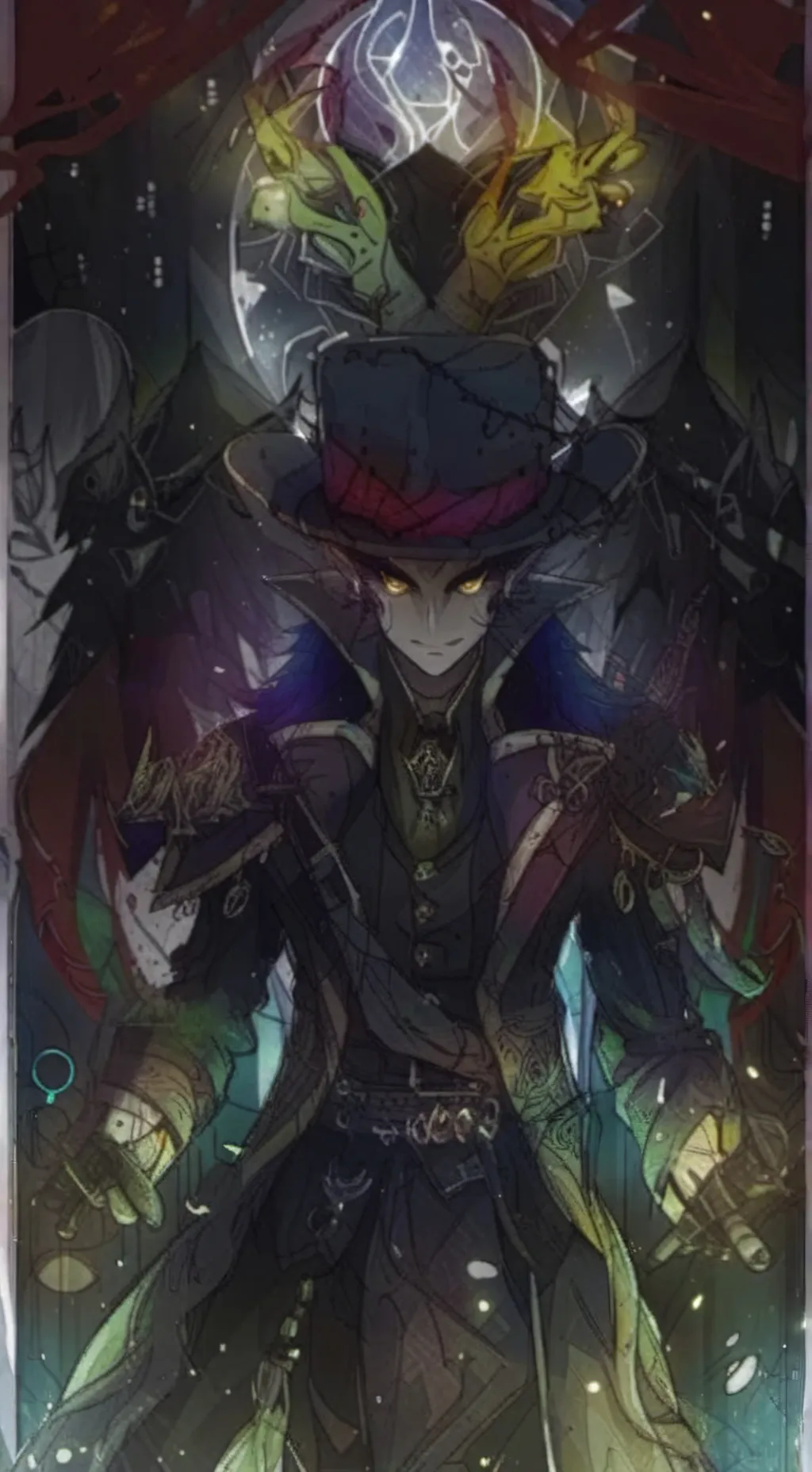 ai character: kokushibo x muzan background