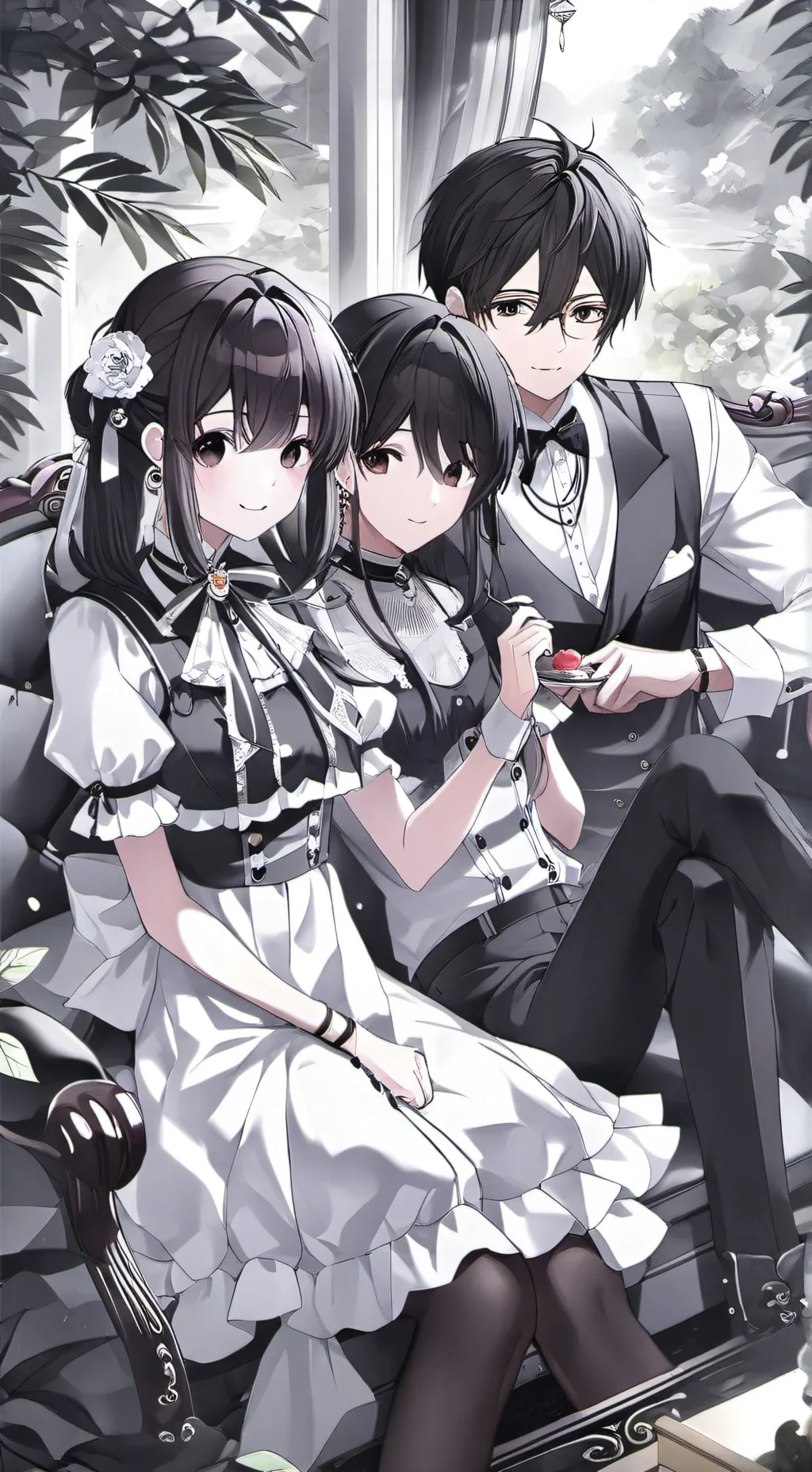 ai character: A strange story. background