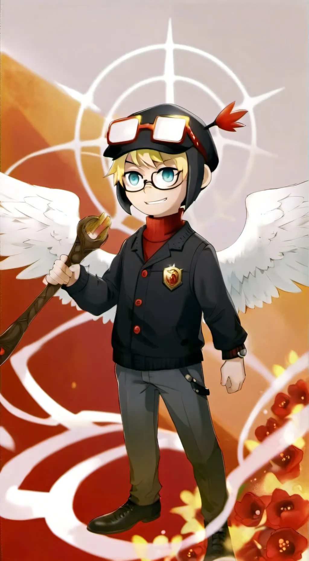 ai character: Techy background